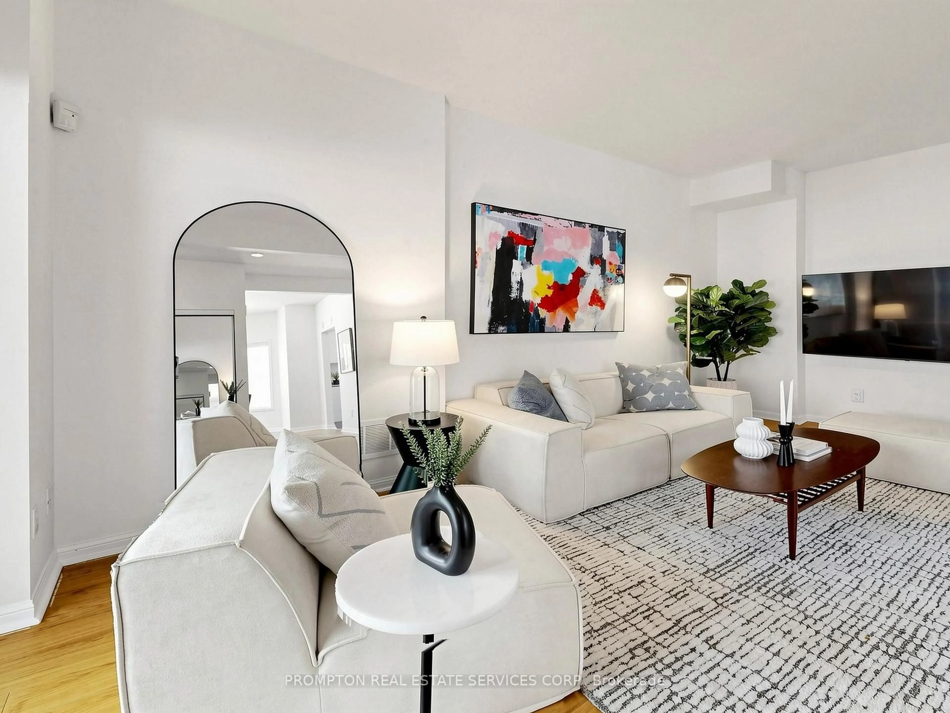 Living room with furniture, unknown for 5 St.Moritz Way #21, Markham Ontario L3R 4G4