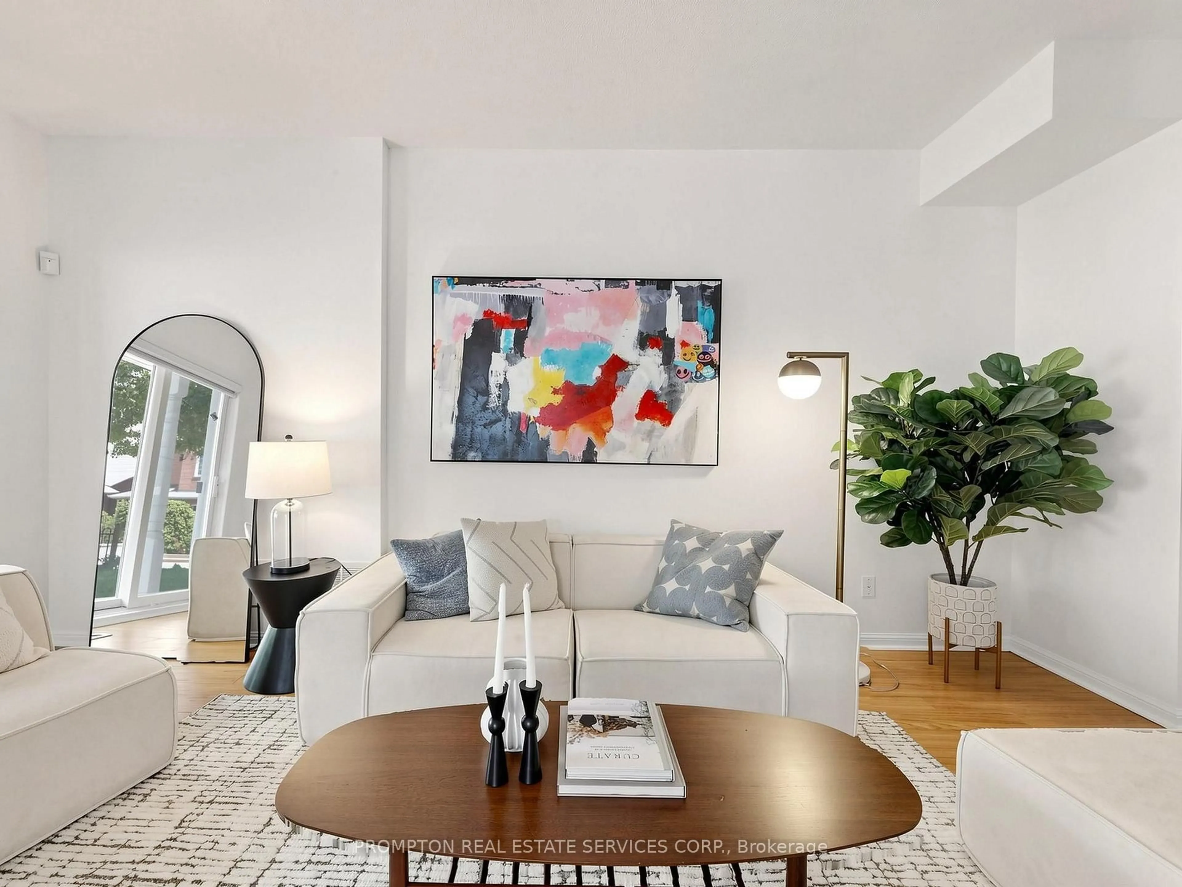 Living room with furniture, unknown for 5 St.Moritz Way #21, Markham Ontario L3R 4G4