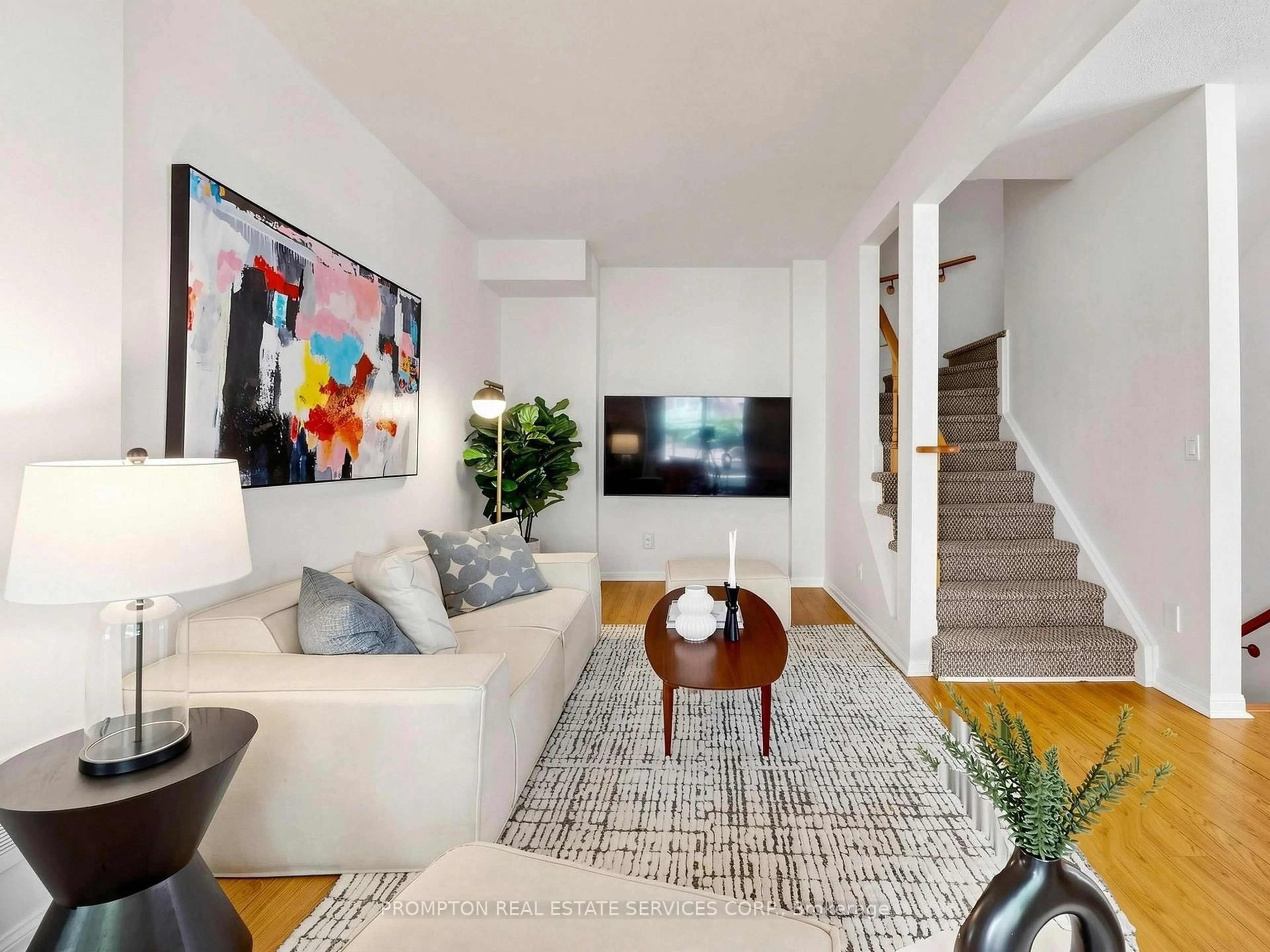 Living room with furniture, unknown for 5 St.Moritz Way #21, Markham Ontario L3R 4G4