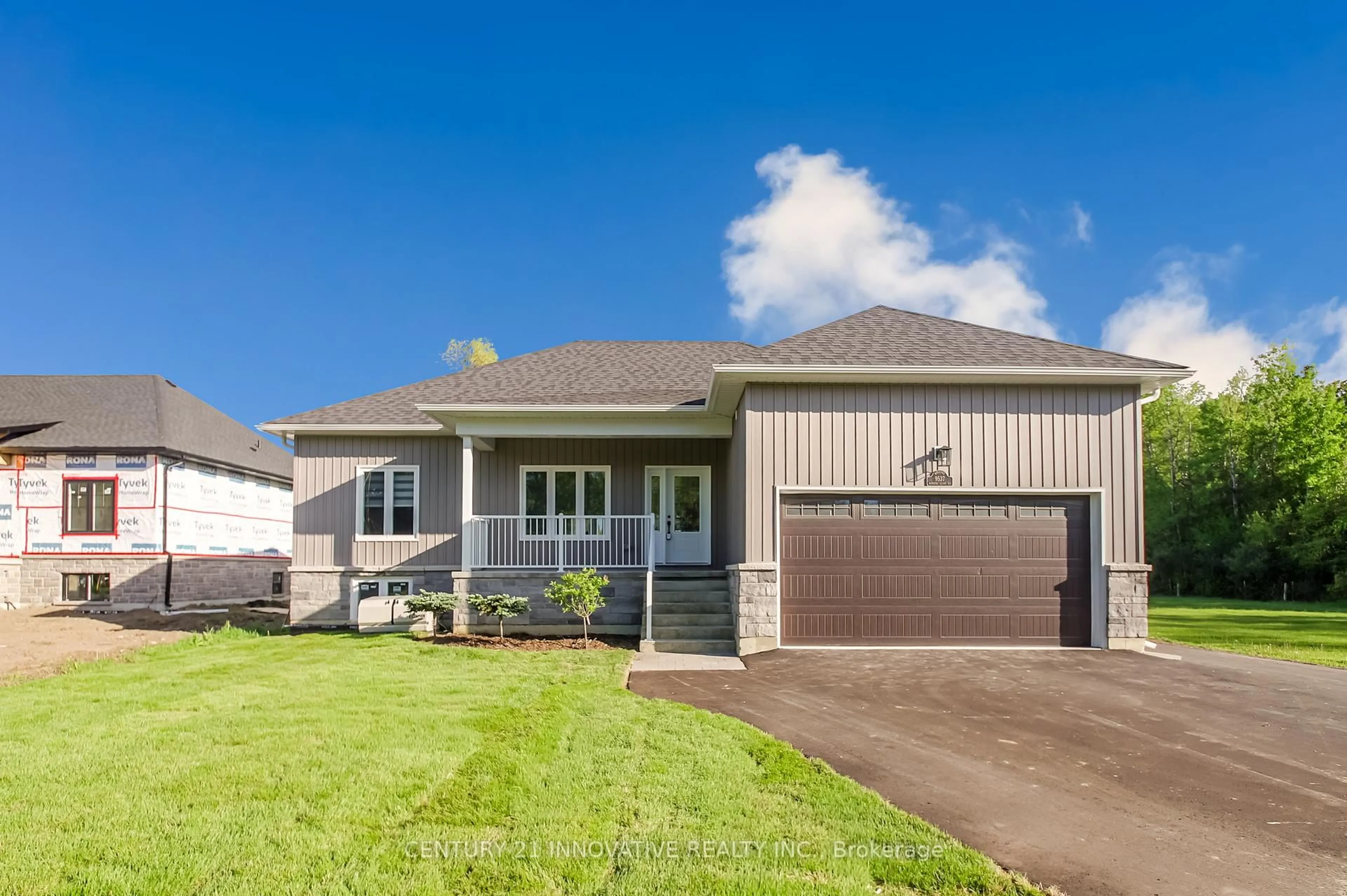 Home with vinyl exterior material, street for 9537 Morning Glory Rd, Georgina Ontario L0E 1N0