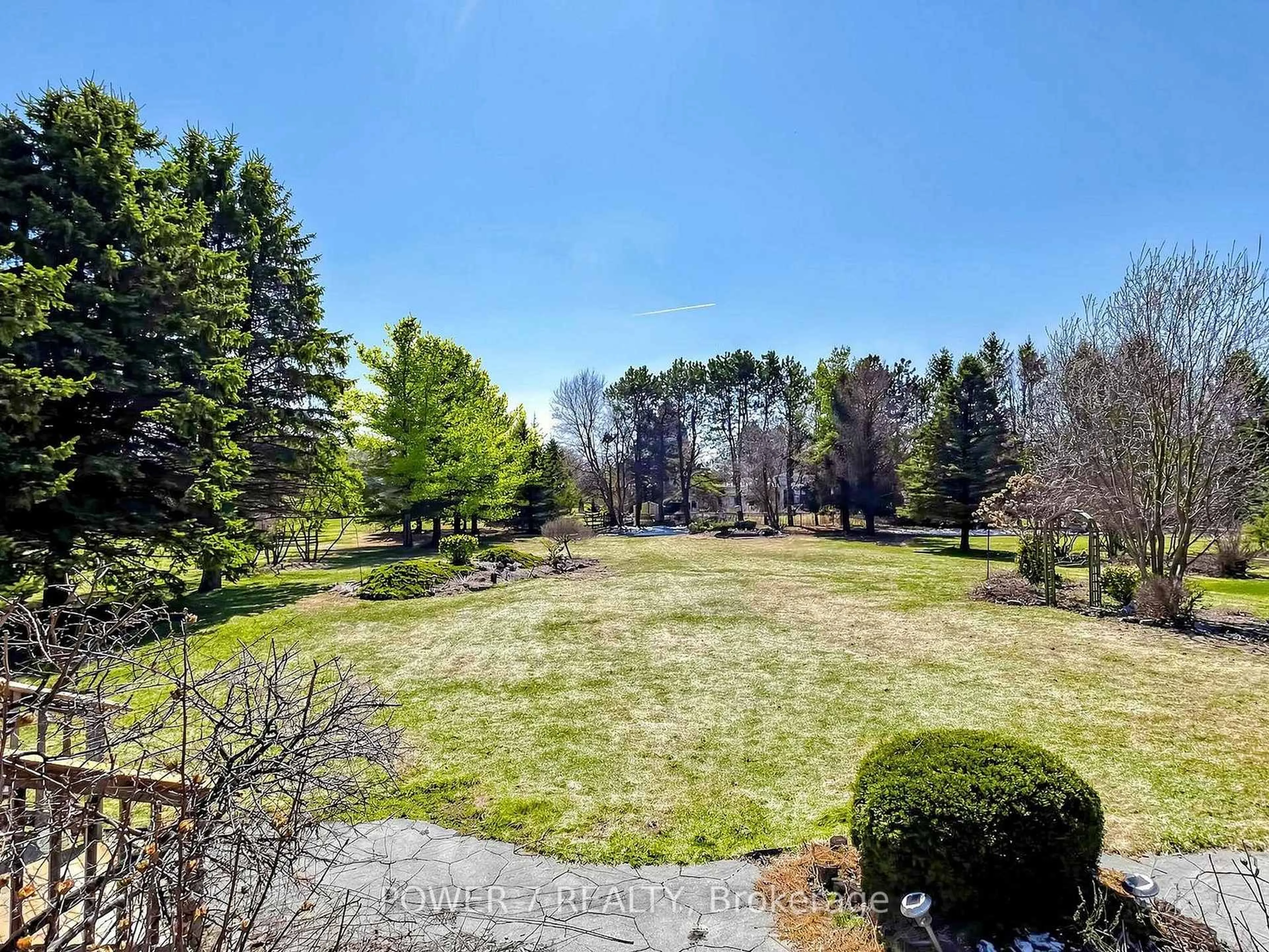 A pic from outside/outdoor area/front of a property/back of a property/a pic from drone, forest/trees view for 49 Pettet Rd, Whitchurch-Stouffville Ontario L4A 3J2