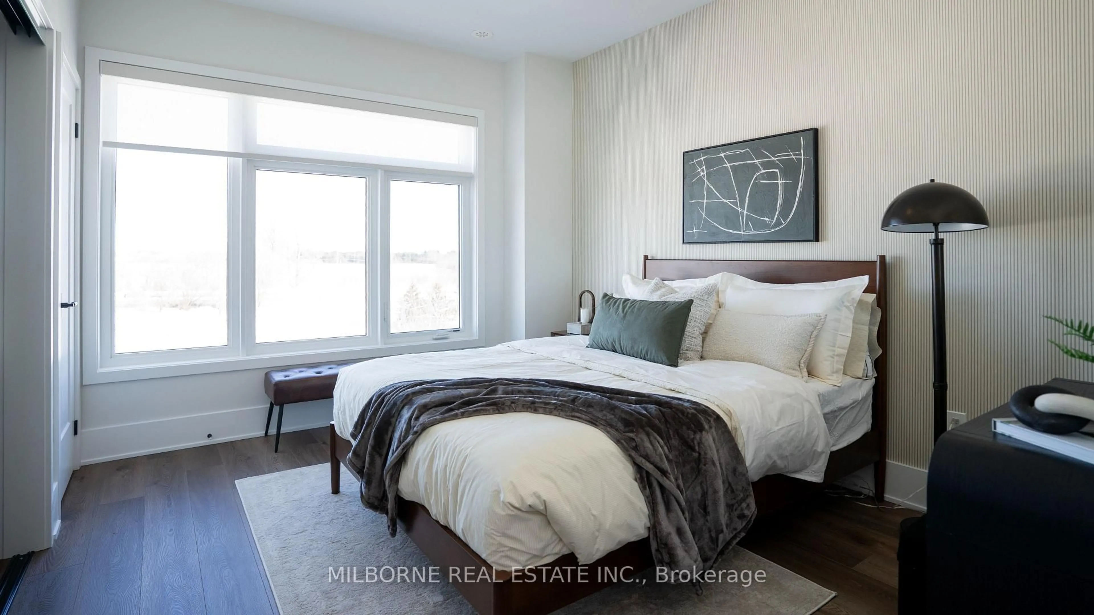 Bedroom with bed, unknown for 8 Arthur Plaxon Way, Markham Ontario L6E 2E5