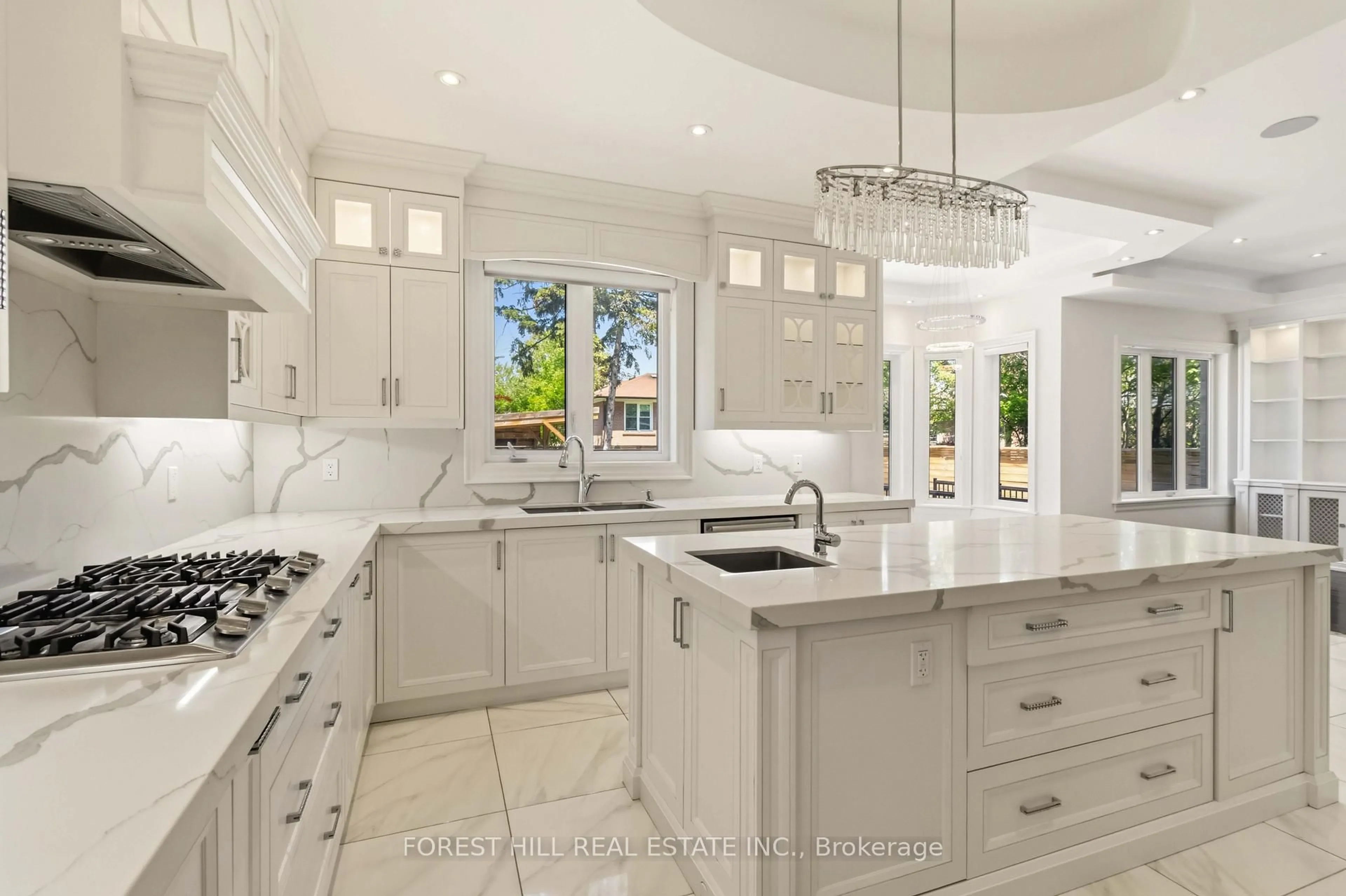 Contemporary kitchen, ceramic/tile floor for 47 Harding Blvd, Richmond Hill Ontario L4C 1S7