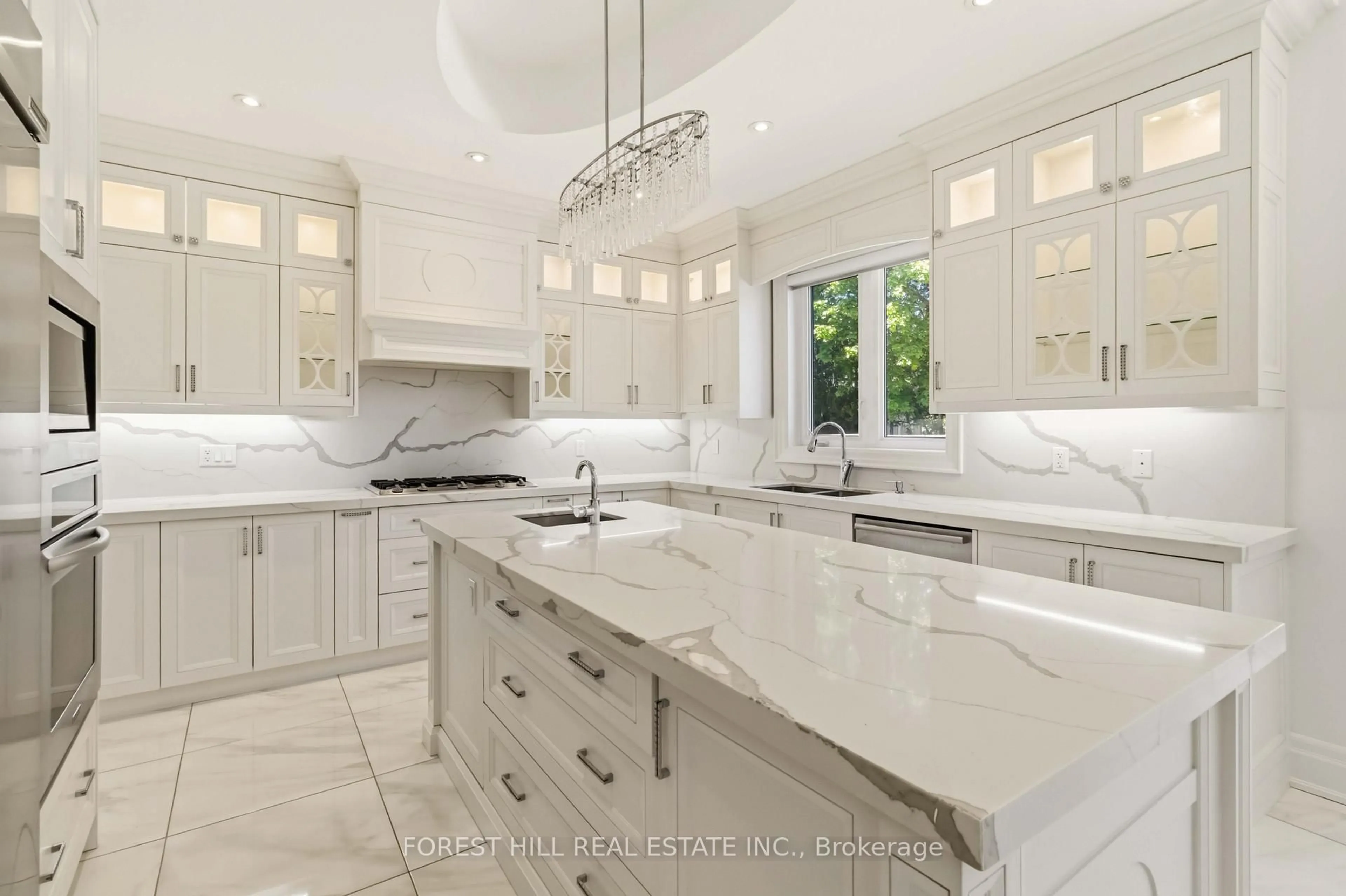 Contemporary kitchen, ceramic/tile floor for 47 Harding Blvd, Richmond Hill Ontario L4C 1S7