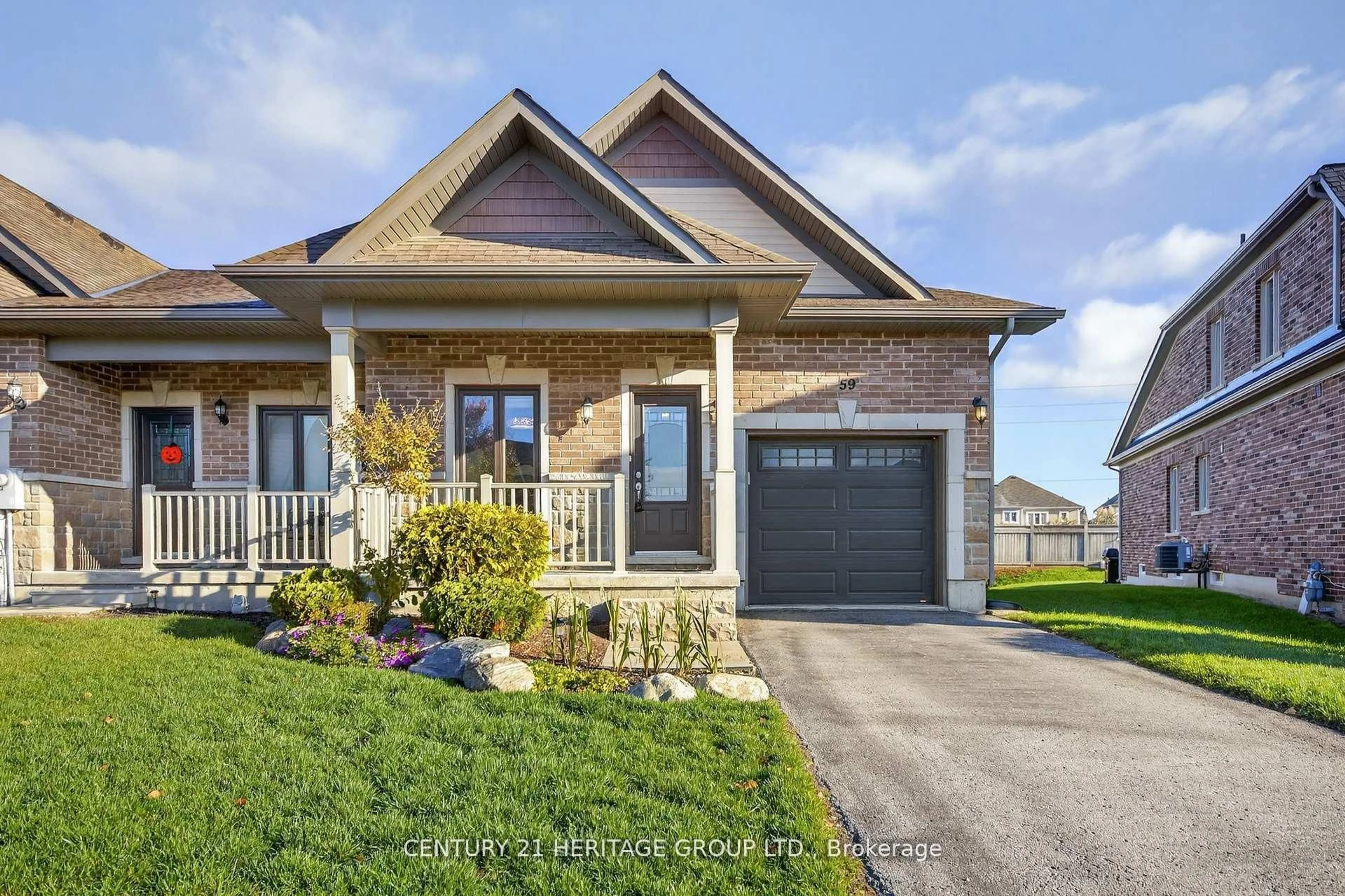 Home with brick exterior material, street for 59 Kingsmere Cres, New Tecumseth Ontario L9R 0K6