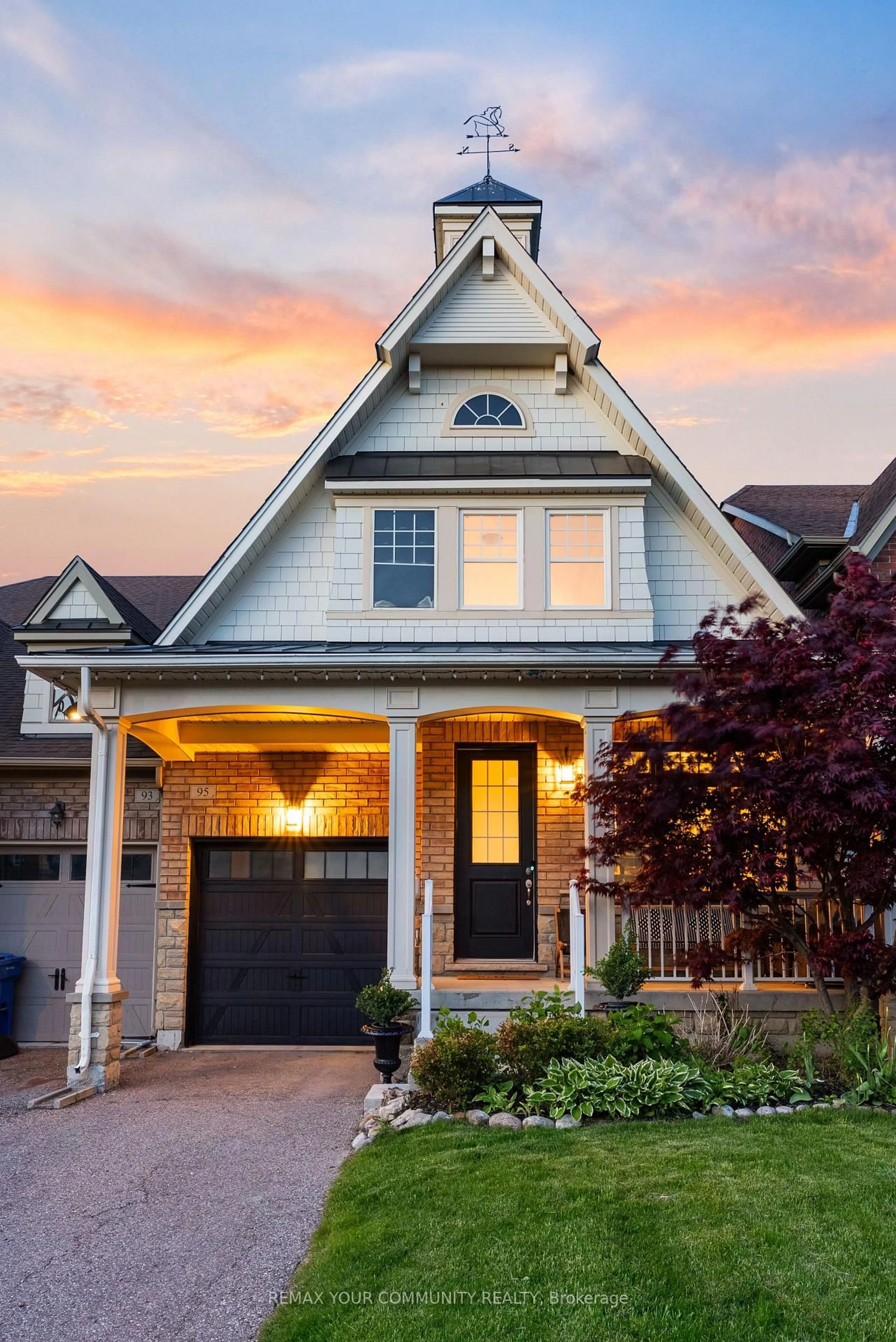Home with brick exterior material, street for 95 Alex Campbell Cres, King Ontario L7B 1K9