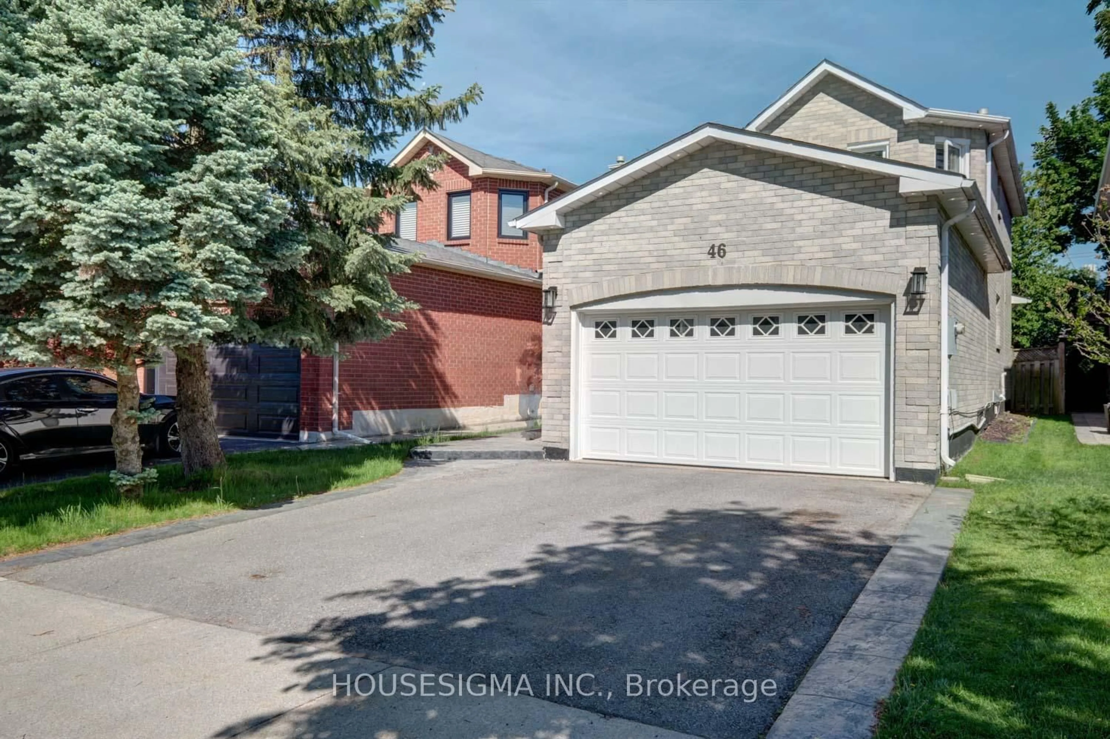 Home with brick exterior material, street for 46 Venice Cres, Vaughan Ontario L4J 7S9