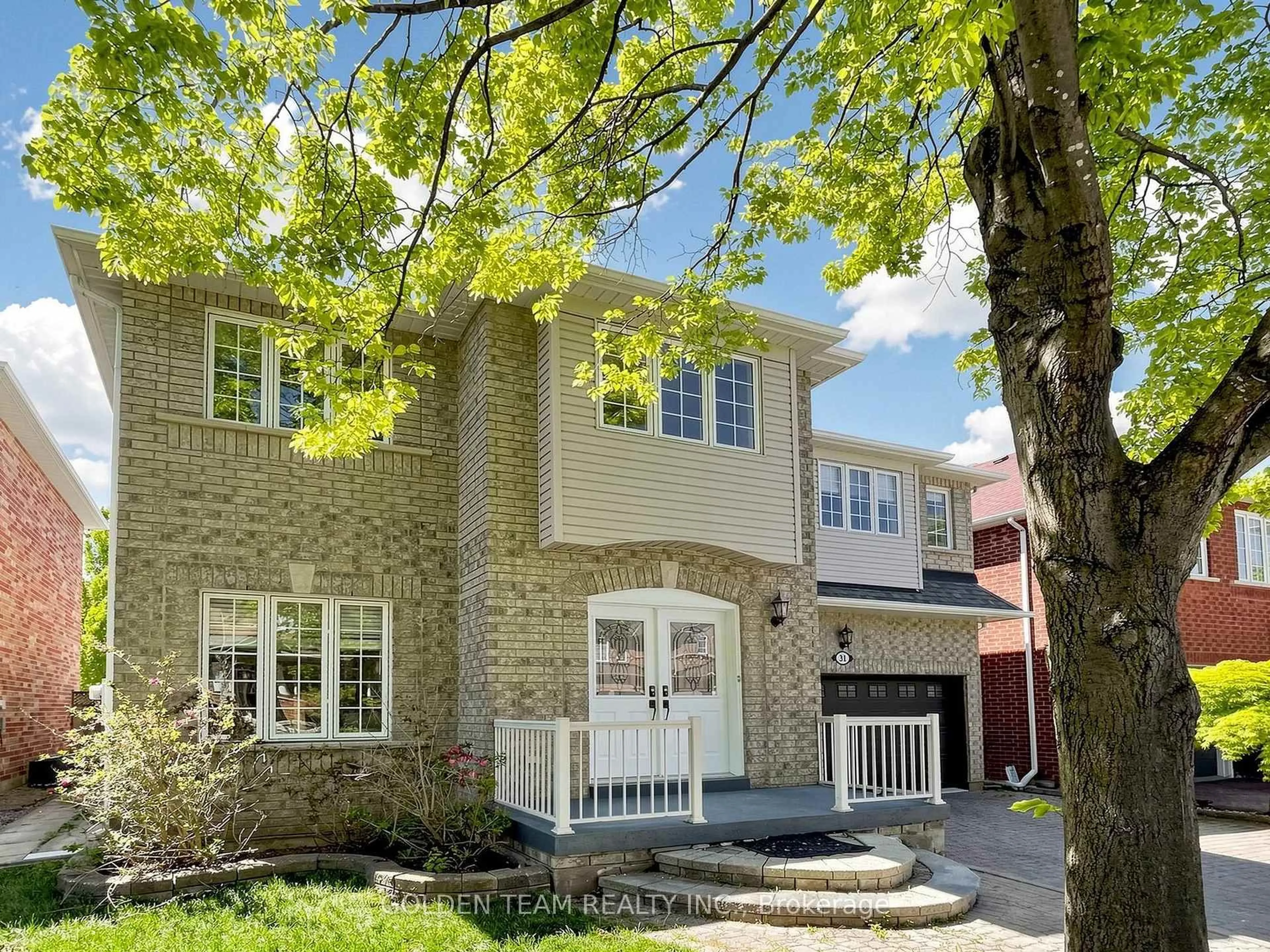 Home with brick exterior material, street for 31 Brookhaven Cres, Markham Ontario L6C 2X7
