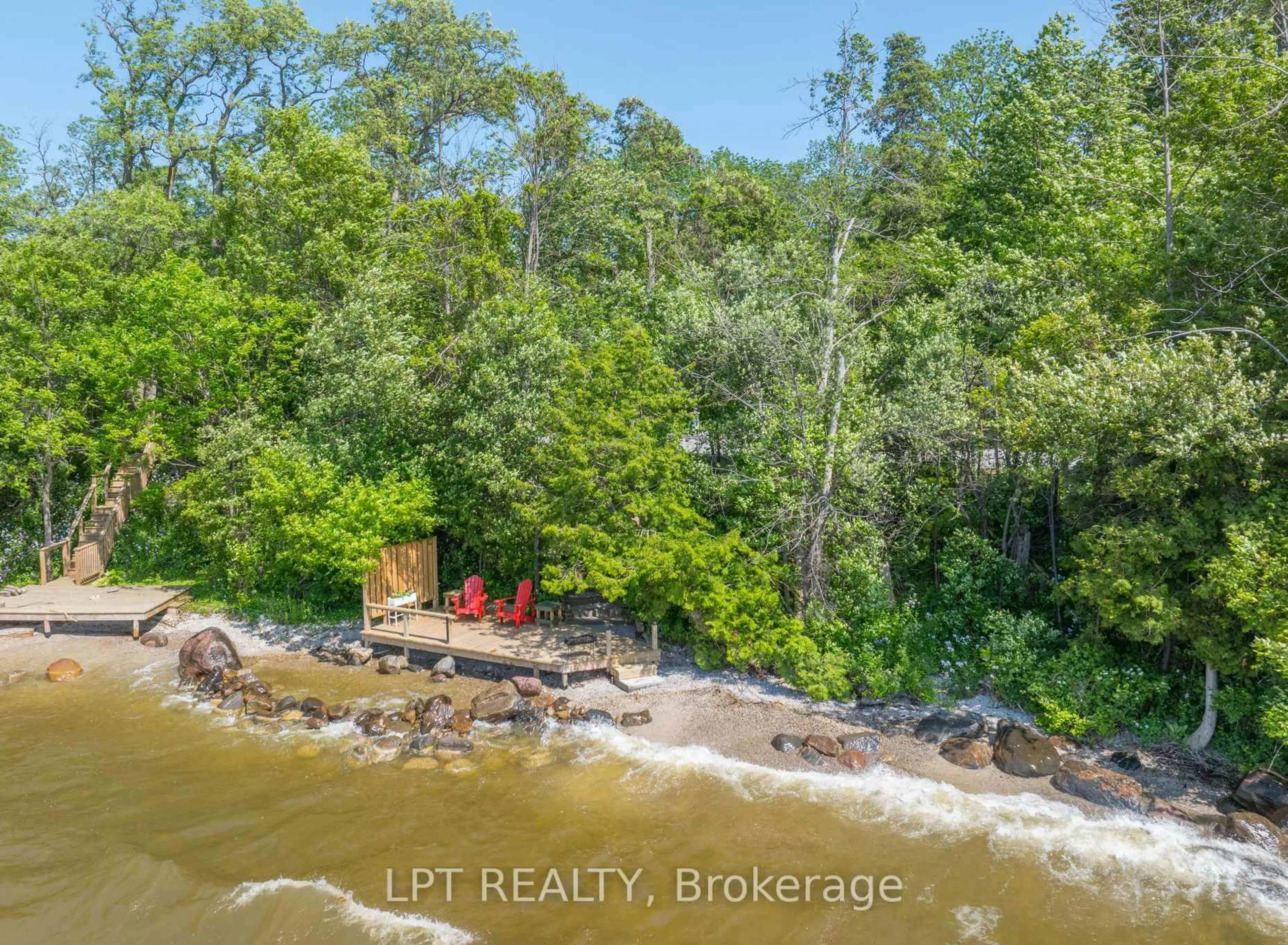 A pic from outside/outdoor area/front of a property/back of a property/a pic from drone, water/lake/river/ocean view for 293 Hedge Rd, Georgina Ontario L0E 1R0