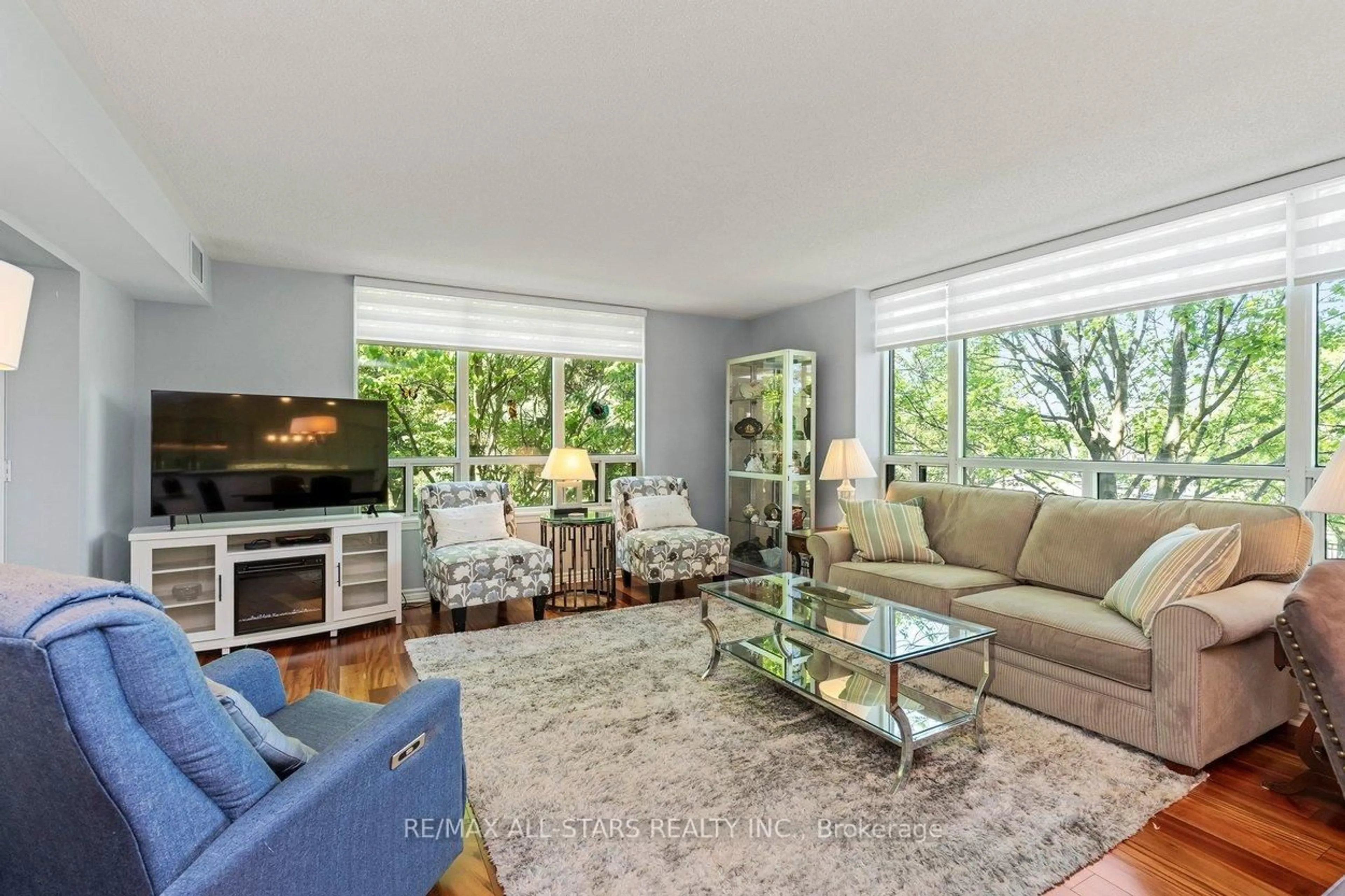 Living room with furniture, unknown for 80 The Boardwalk Way #219, Markham Ontario L6E 1B8