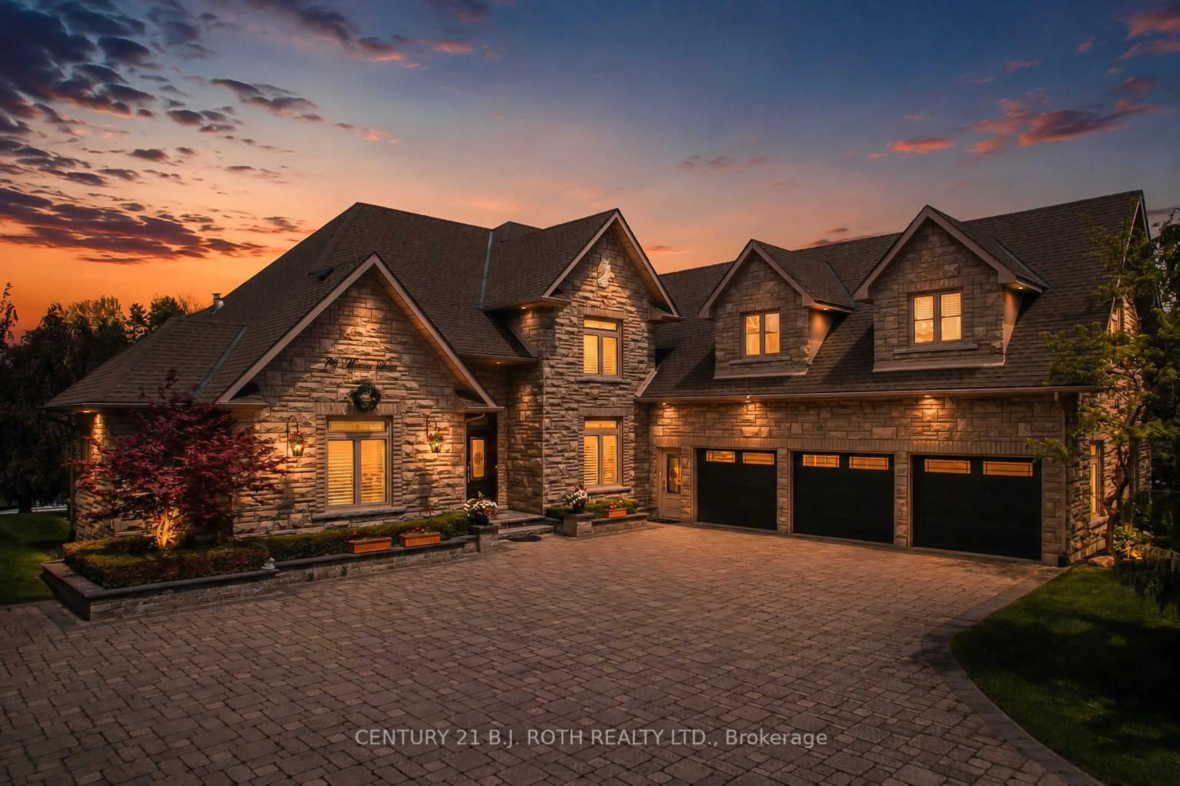 Home with brick exterior material, street for 75 Marine Dr, Innisfil Ontario L0L 1R0