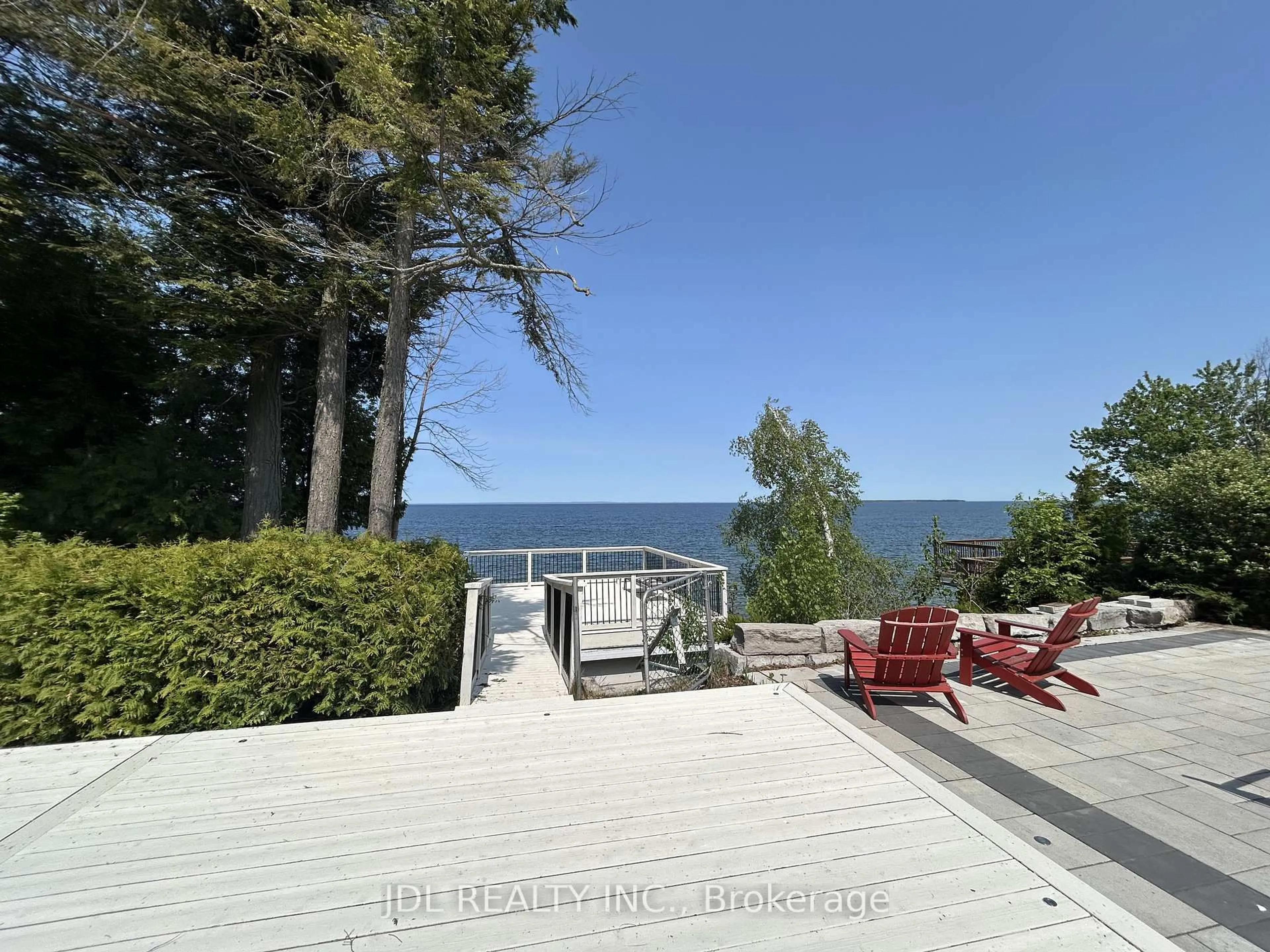 Patio, water/lake/river/ocean view for 25220 Maple Beach Rd, Brock Ontario L0K 1A0
