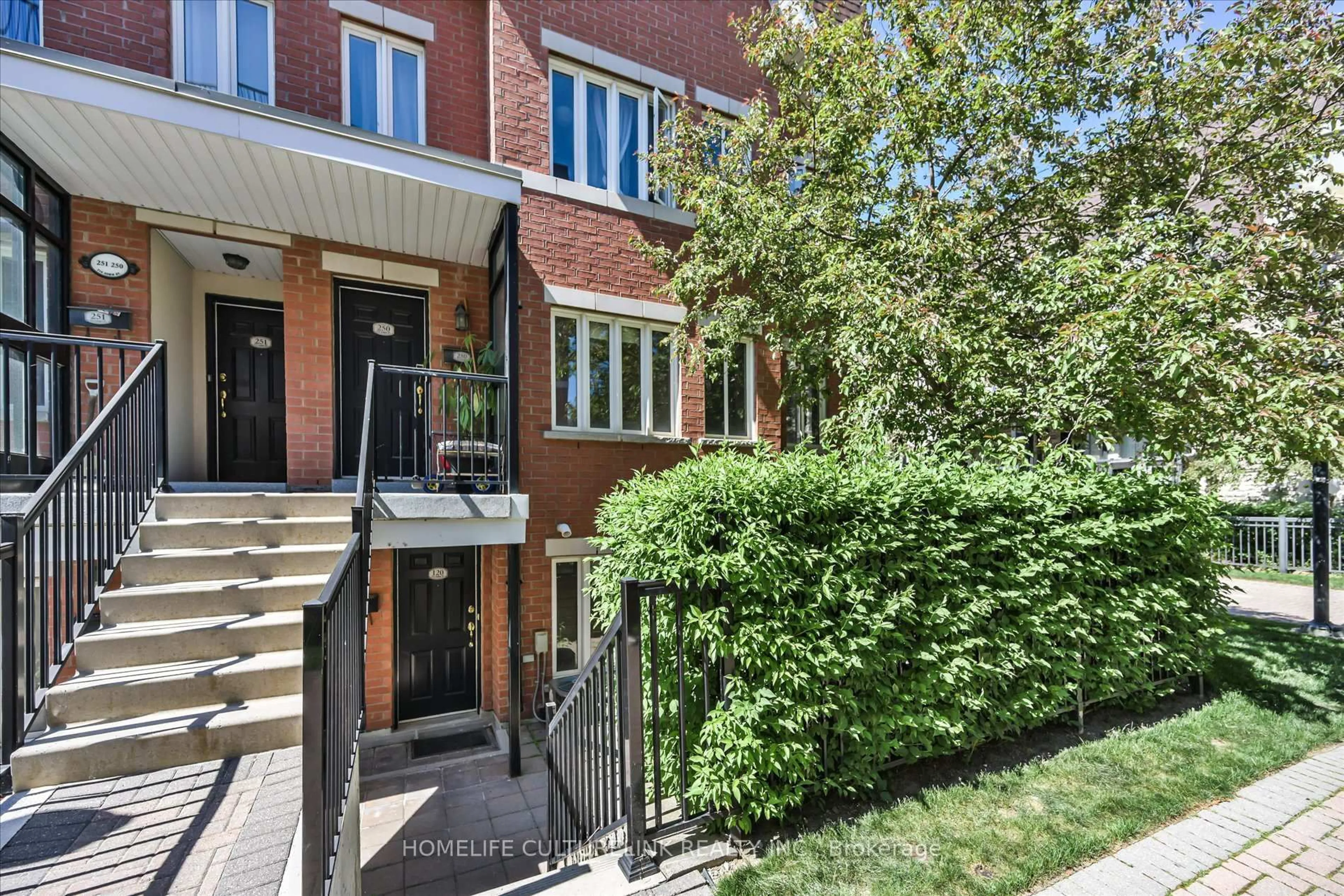 Home with brick exterior material, street for 316 John St #120, Markham Ontario L3T 0A7