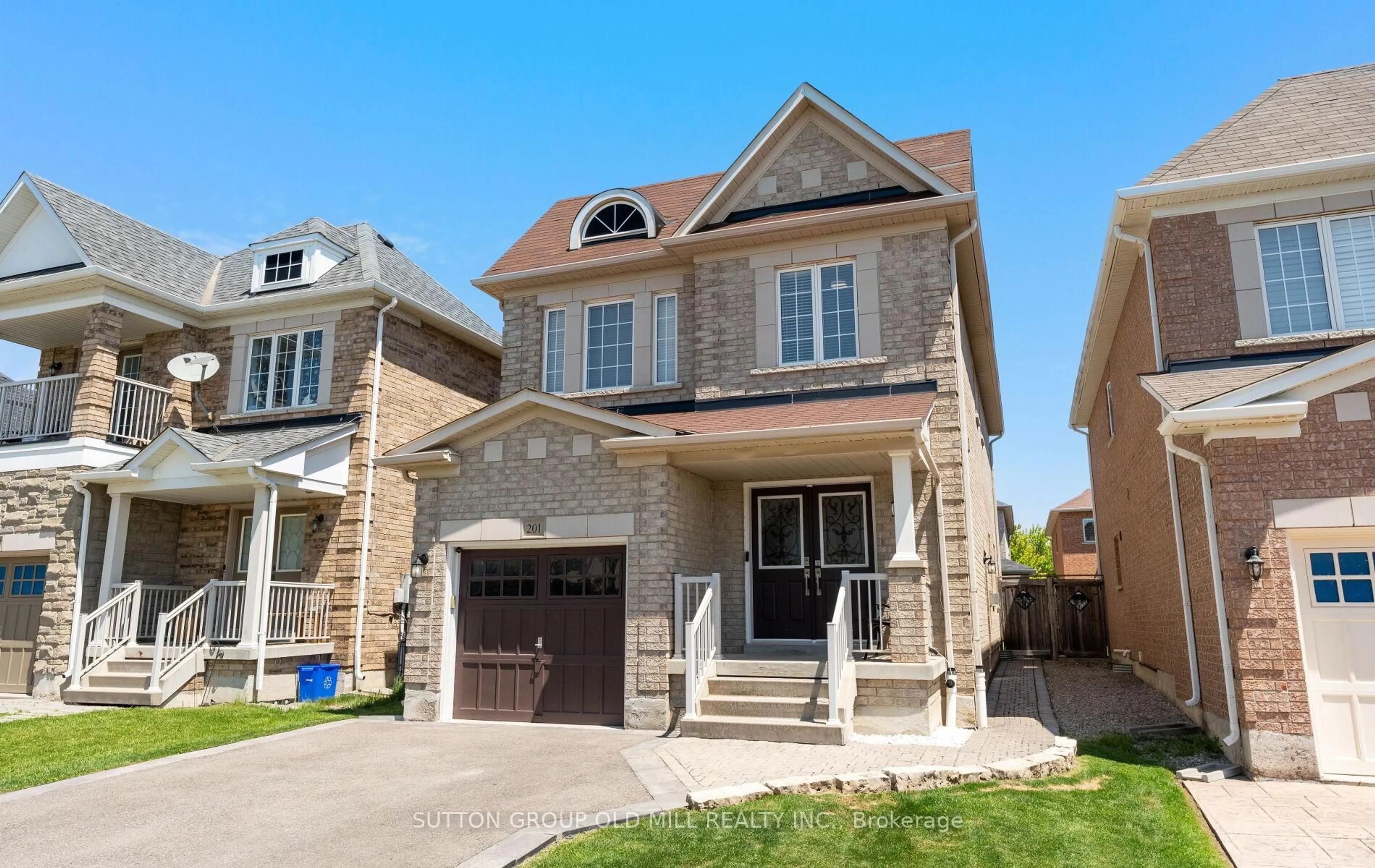Home with brick exterior material, street for 201 Vellore Park Ave, Vaughan Ontario L4H 0C3