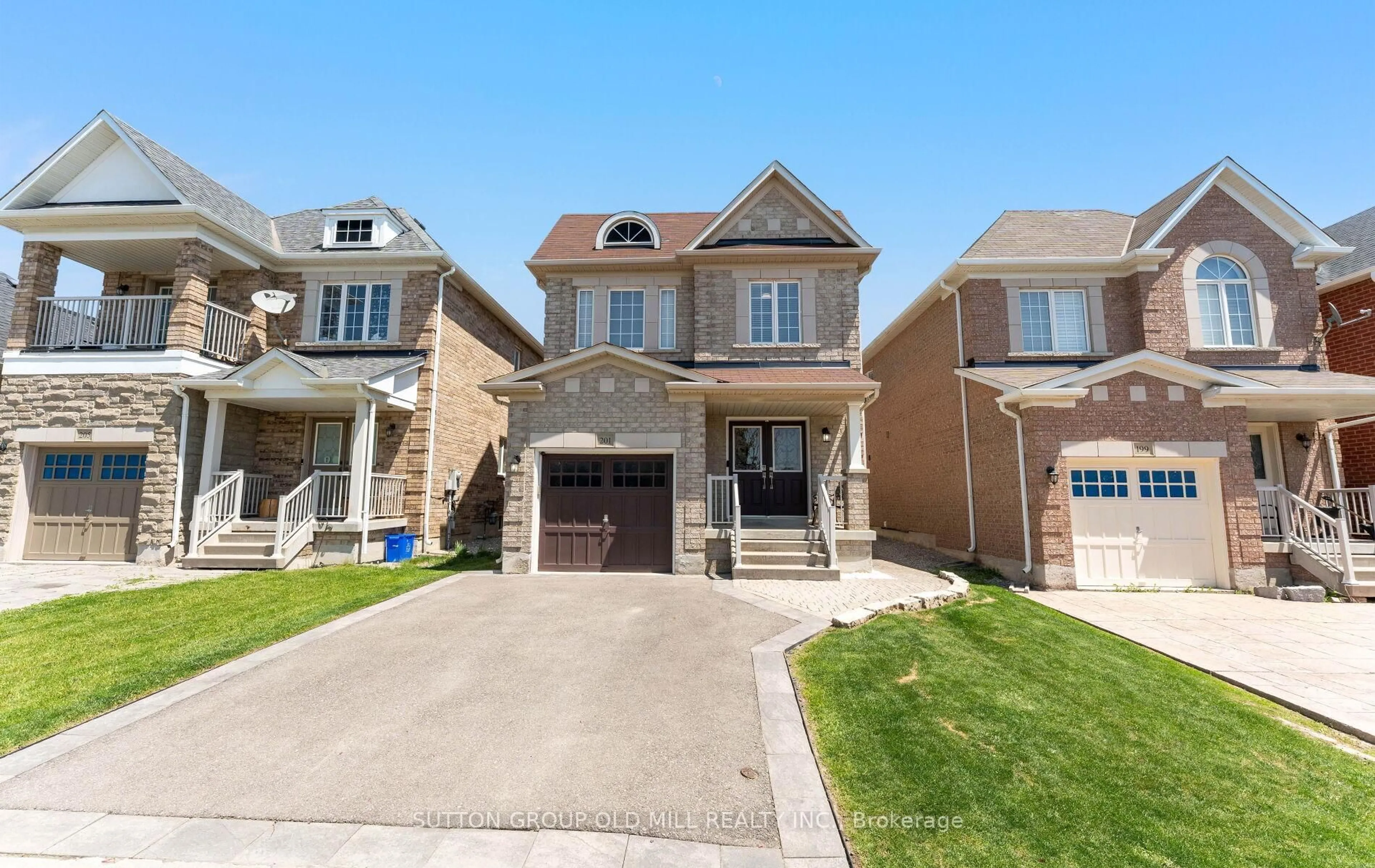 Home with brick exterior material, street for 201 Vellore Park Ave, Vaughan Ontario L4H 0C3