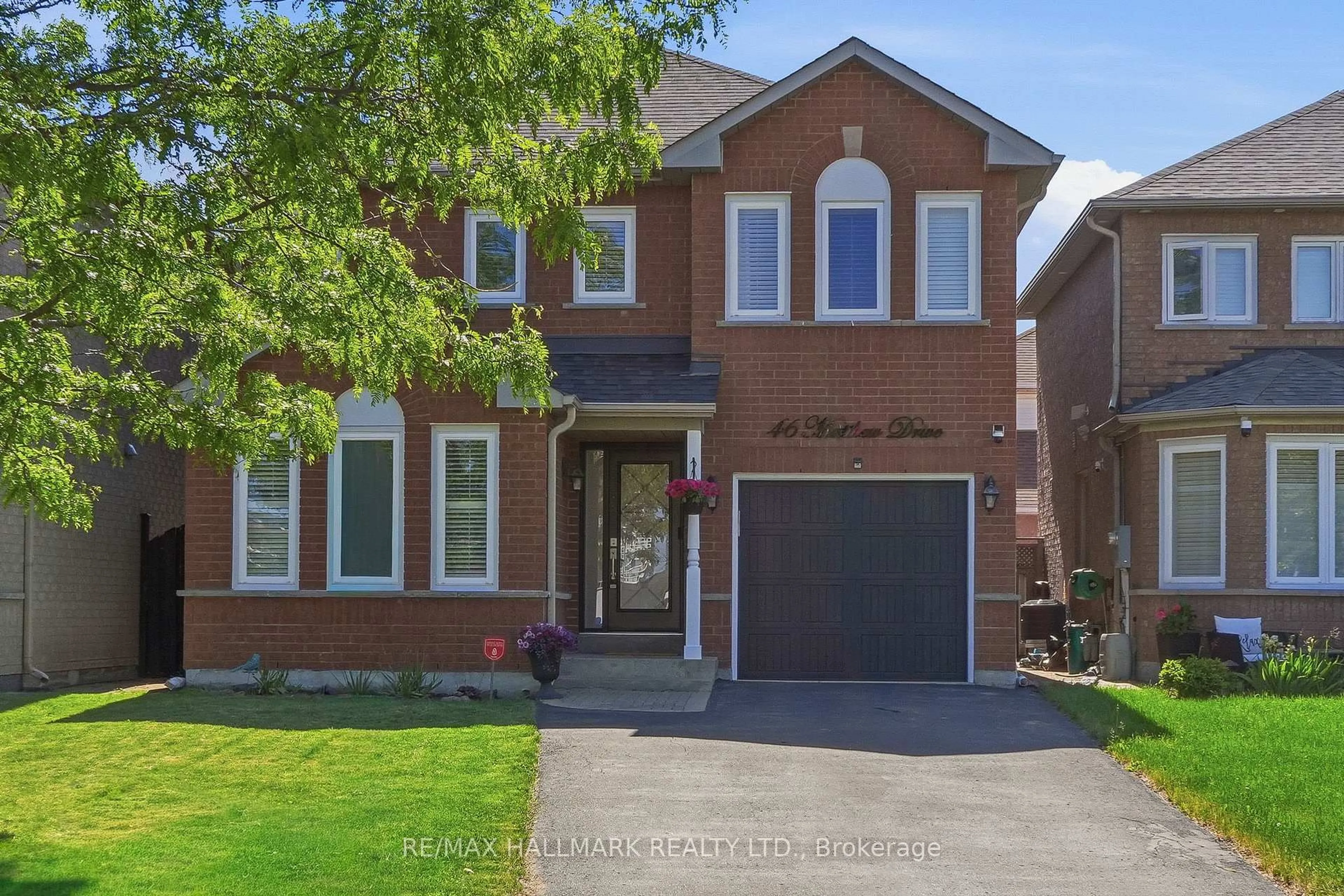 Home with brick exterior material, street for 46 Matthew Dr, Vaughan Ontario L4L 9B4