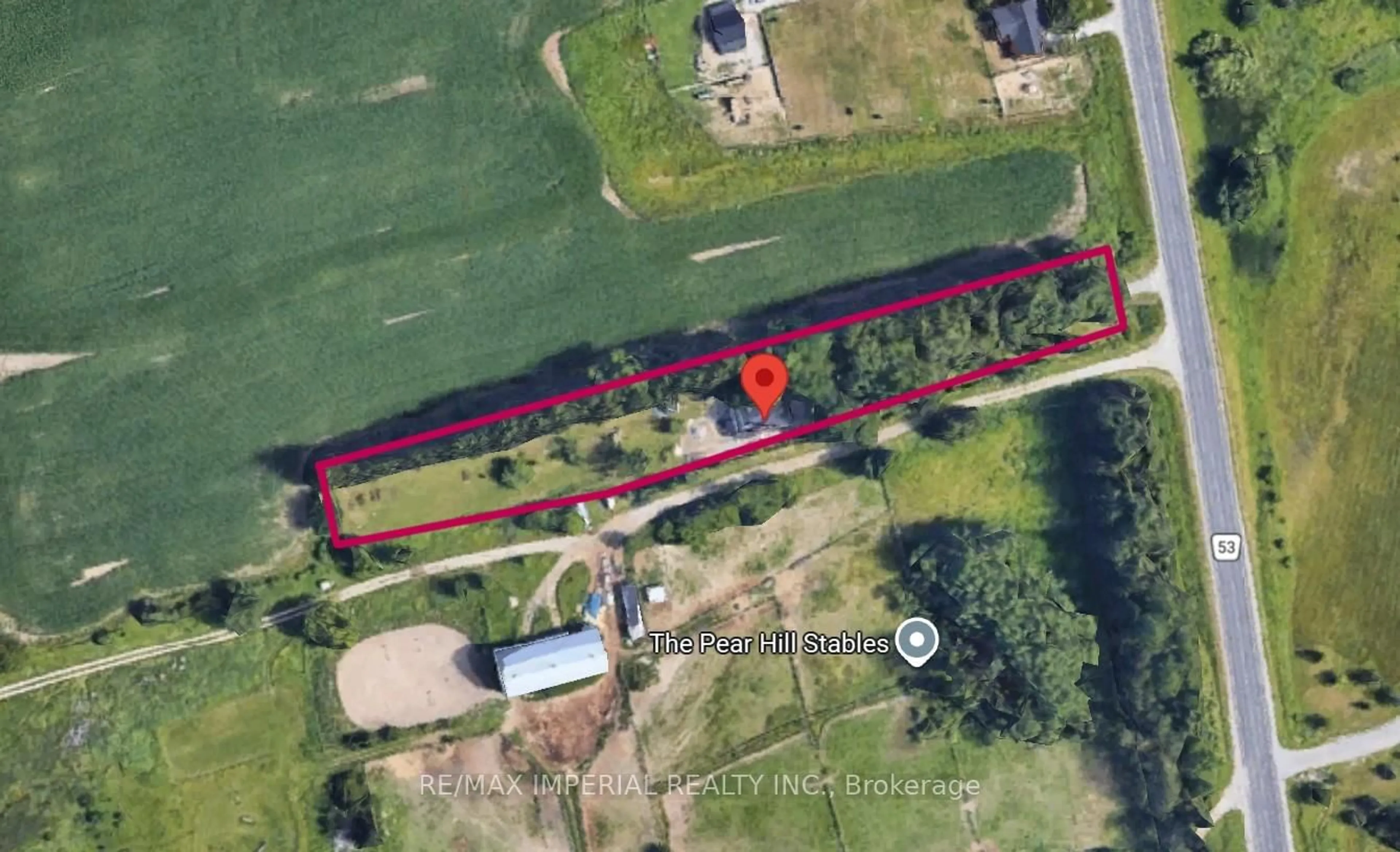 A pic from outside/outdoor area/front of a property/back of a property/a pic from drone, water/lake/river/ocean view for 15028 Dufferin St, King Ontario L7B 1K5