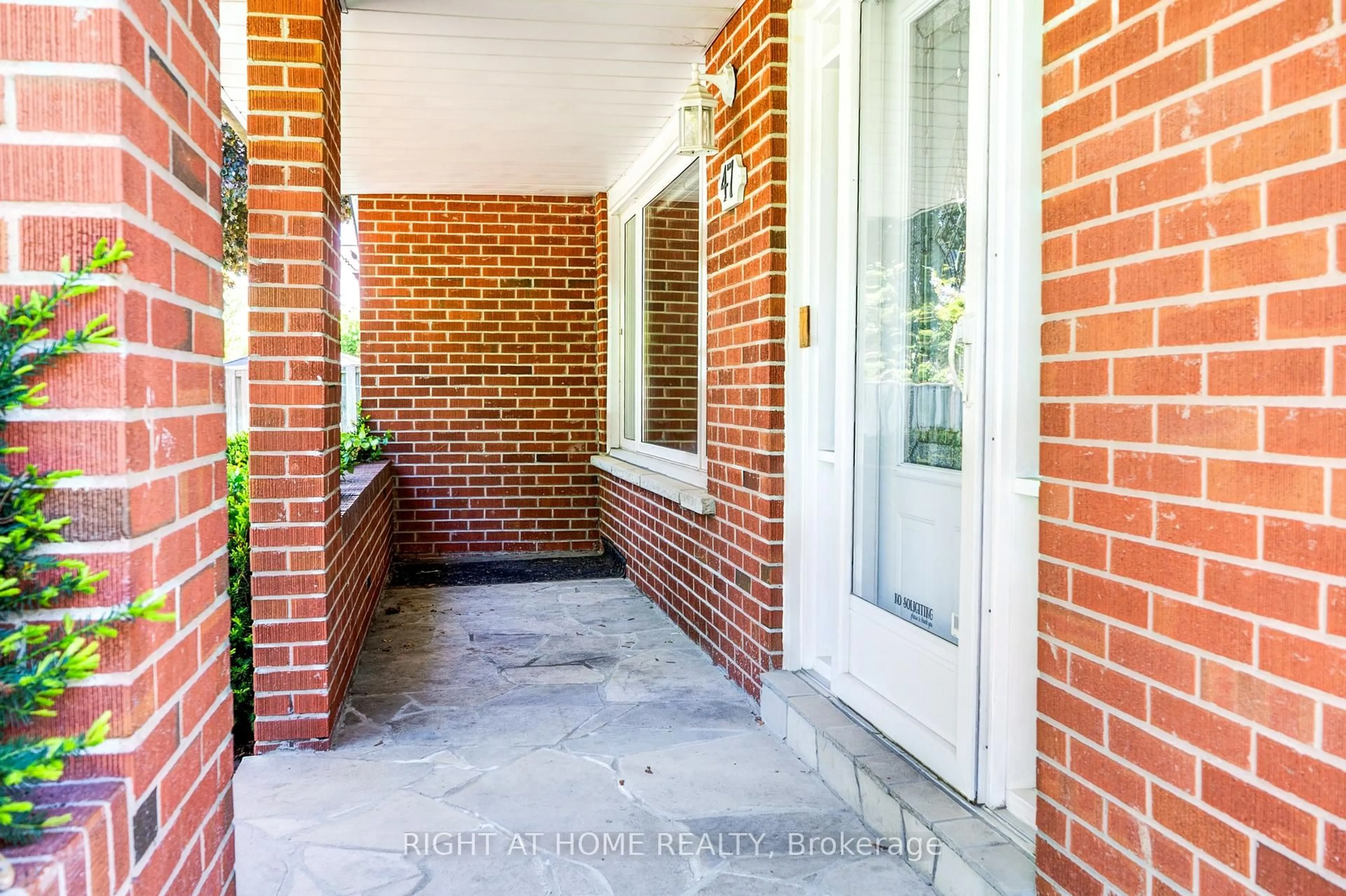 Home with brick exterior material, street for 47 Shieldmark Cres, Markham Ontario L3T 3T6