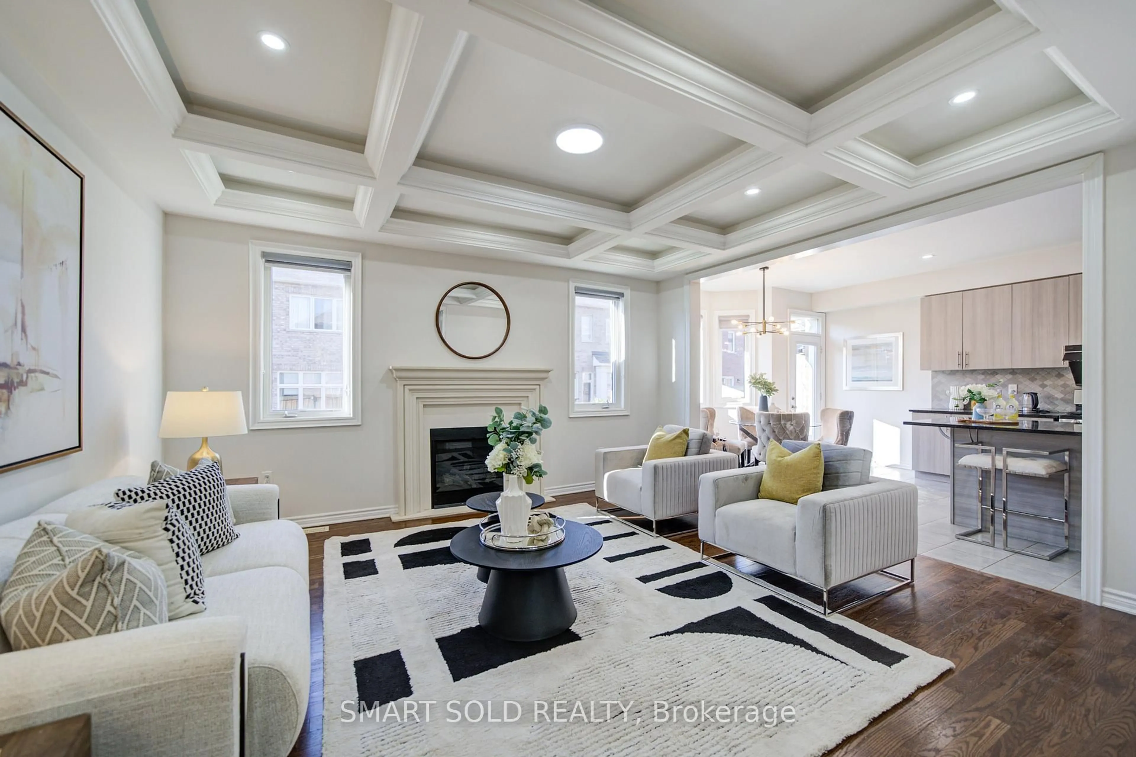 Living room with furniture, unknown for 38 Crockart Lane, Aurora Ontario L3X 1V9