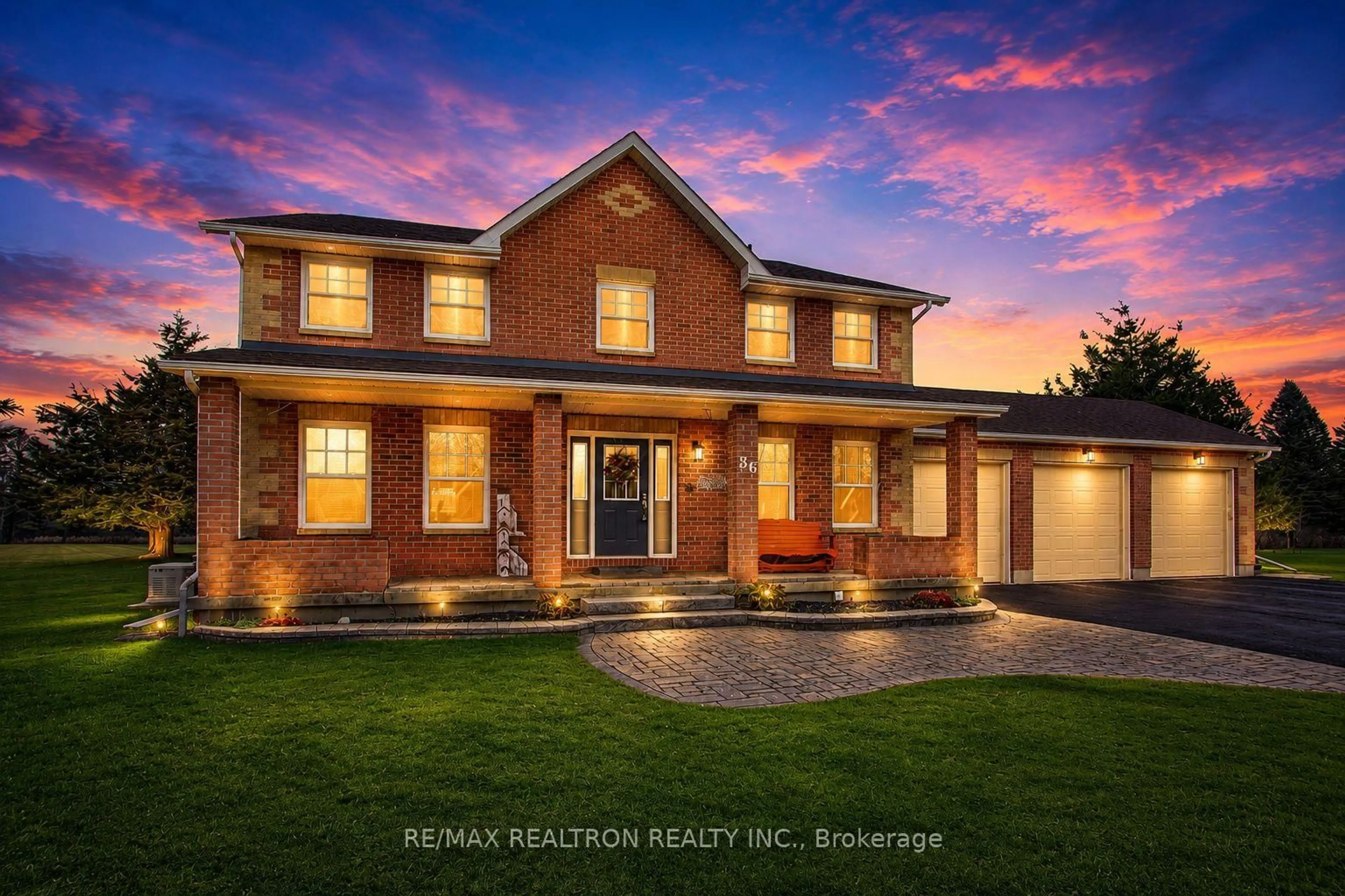 Home with brick exterior material, building for 36 Audubon Way, Georgina Ontario L0E 1A0