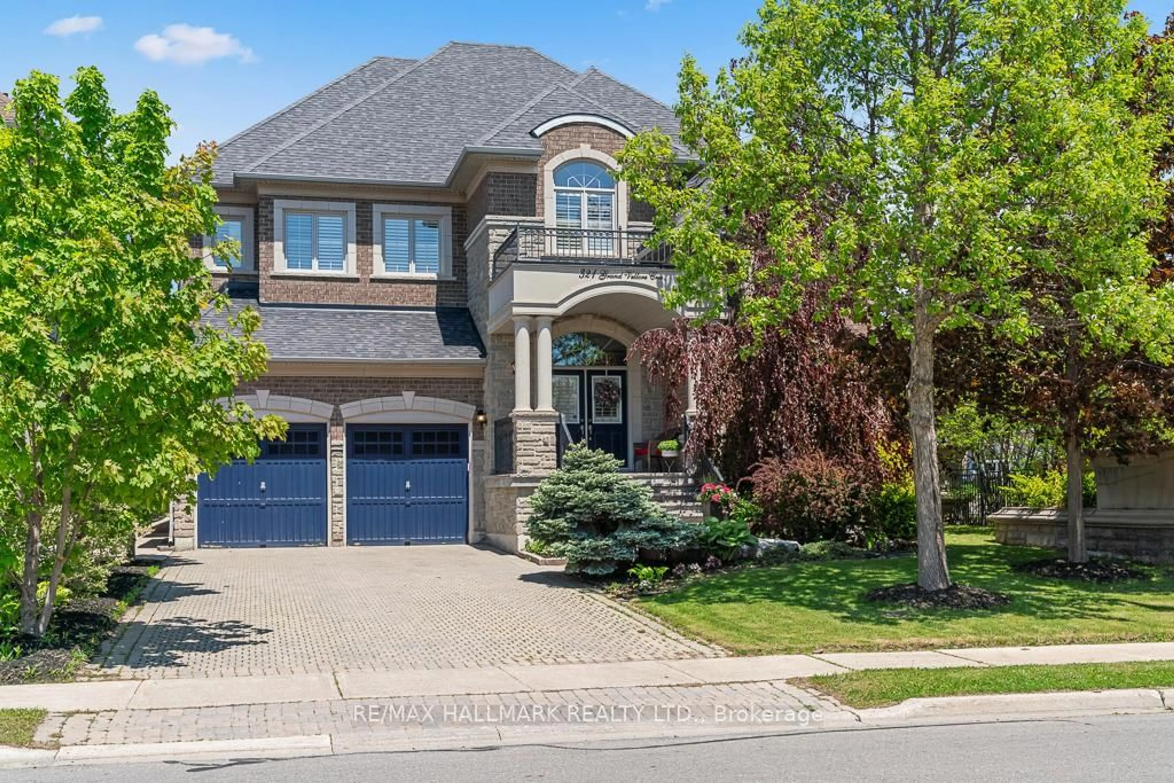 Home with brick exterior material, street for 321 Grand Vellore Cres, Vaughan Ontario L4H 0N7