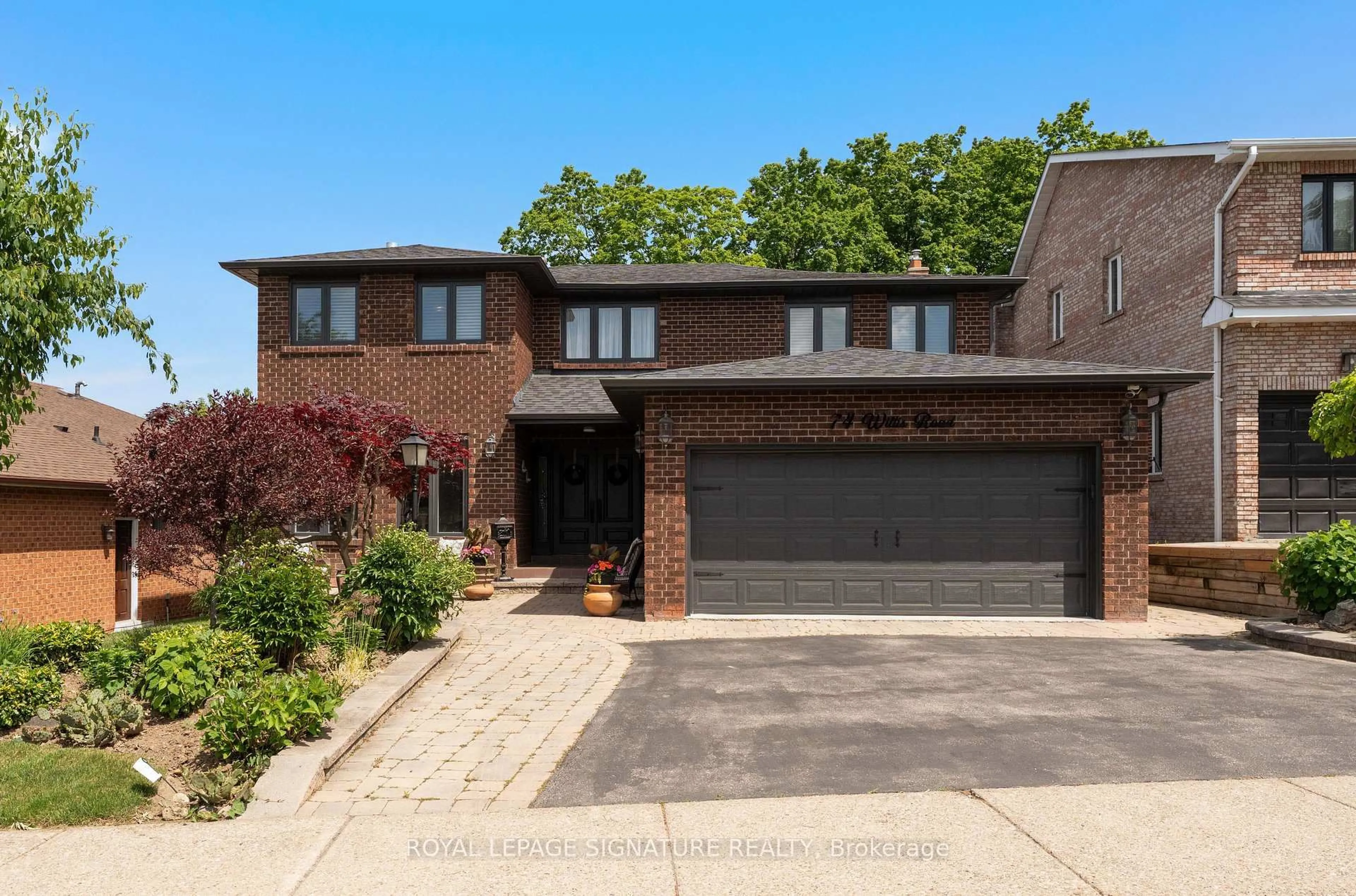 Home with brick exterior material, street for 74 Willis Rd, Vaughan Ontario L4L 2S2