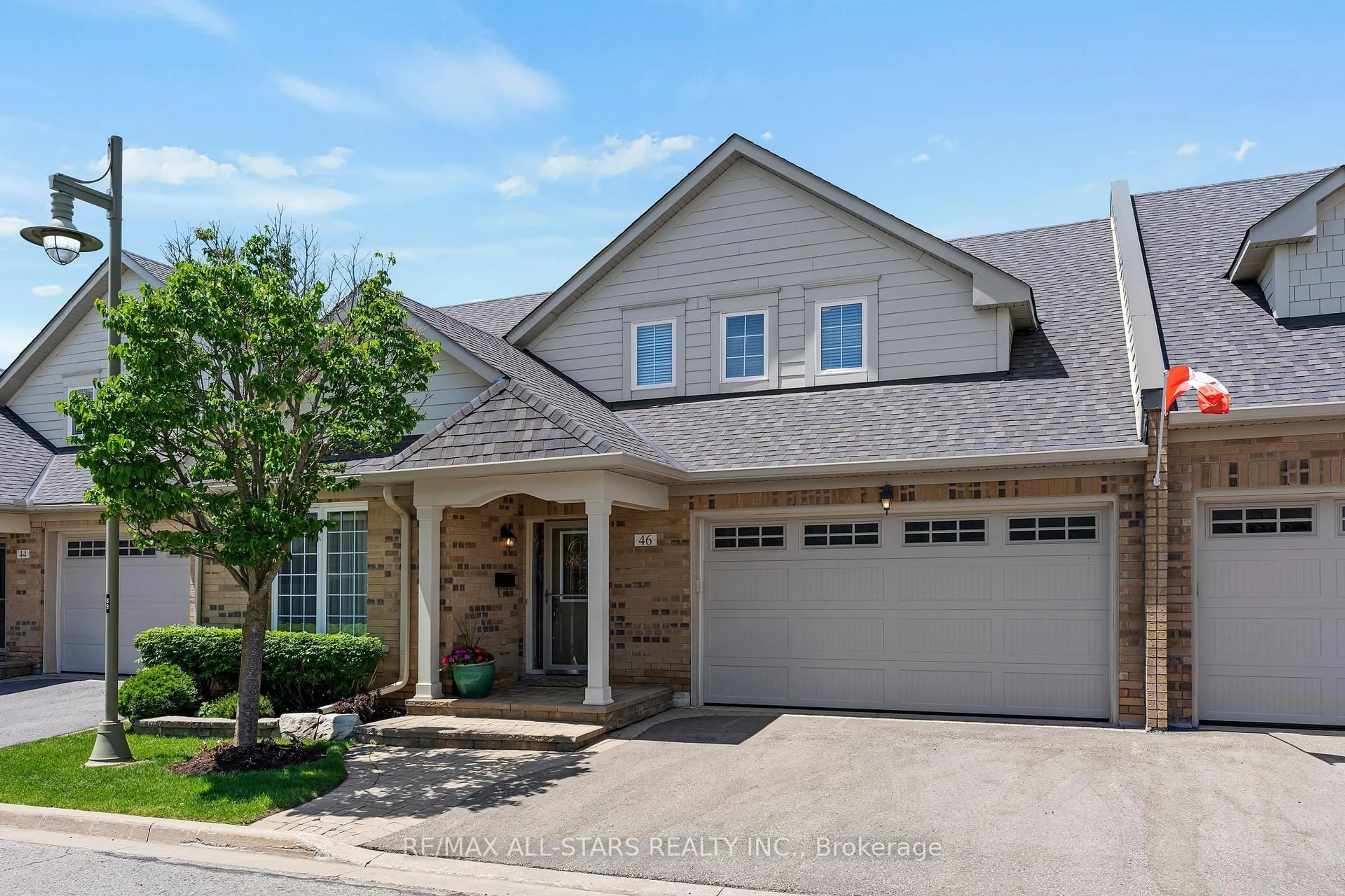 Home with brick exterior material, street for 46 Oasis Way, Markham Ontario L6E 0B6