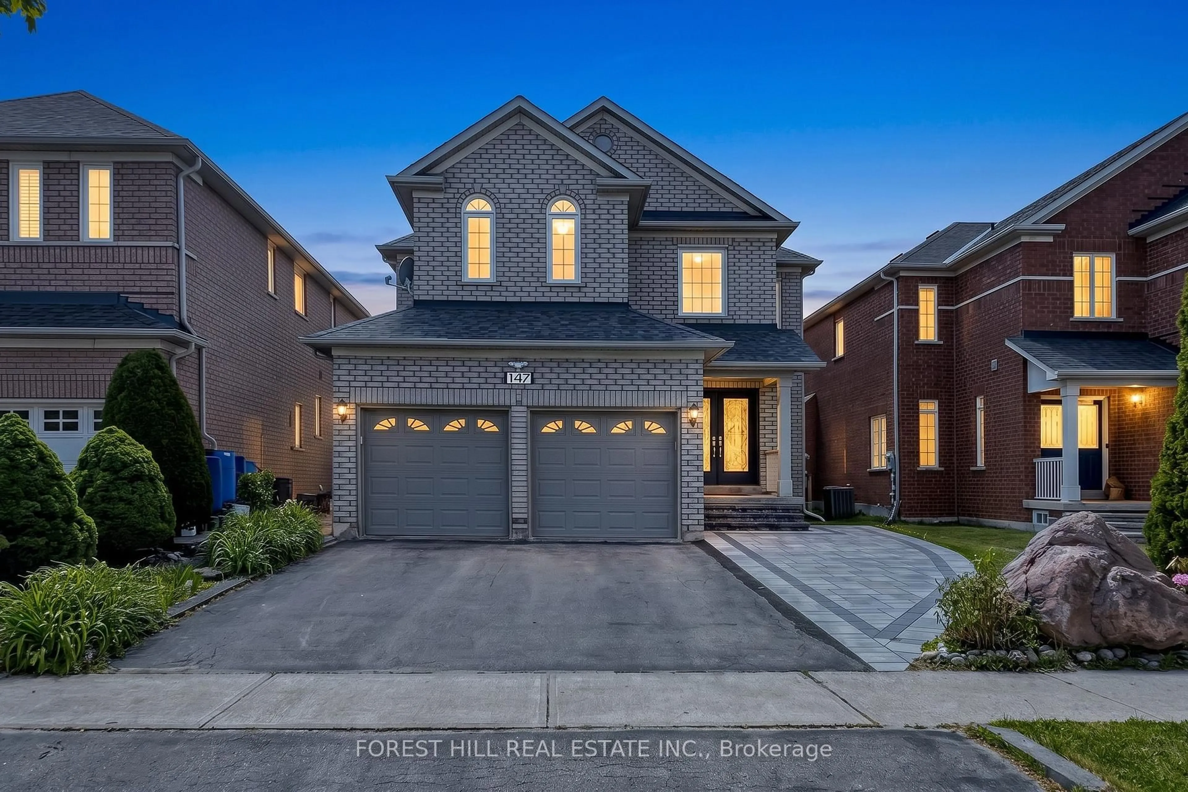 Home with brick exterior material, street for 147 Silver Linden Dr, Richmond Hill Ontario L4B 4H6