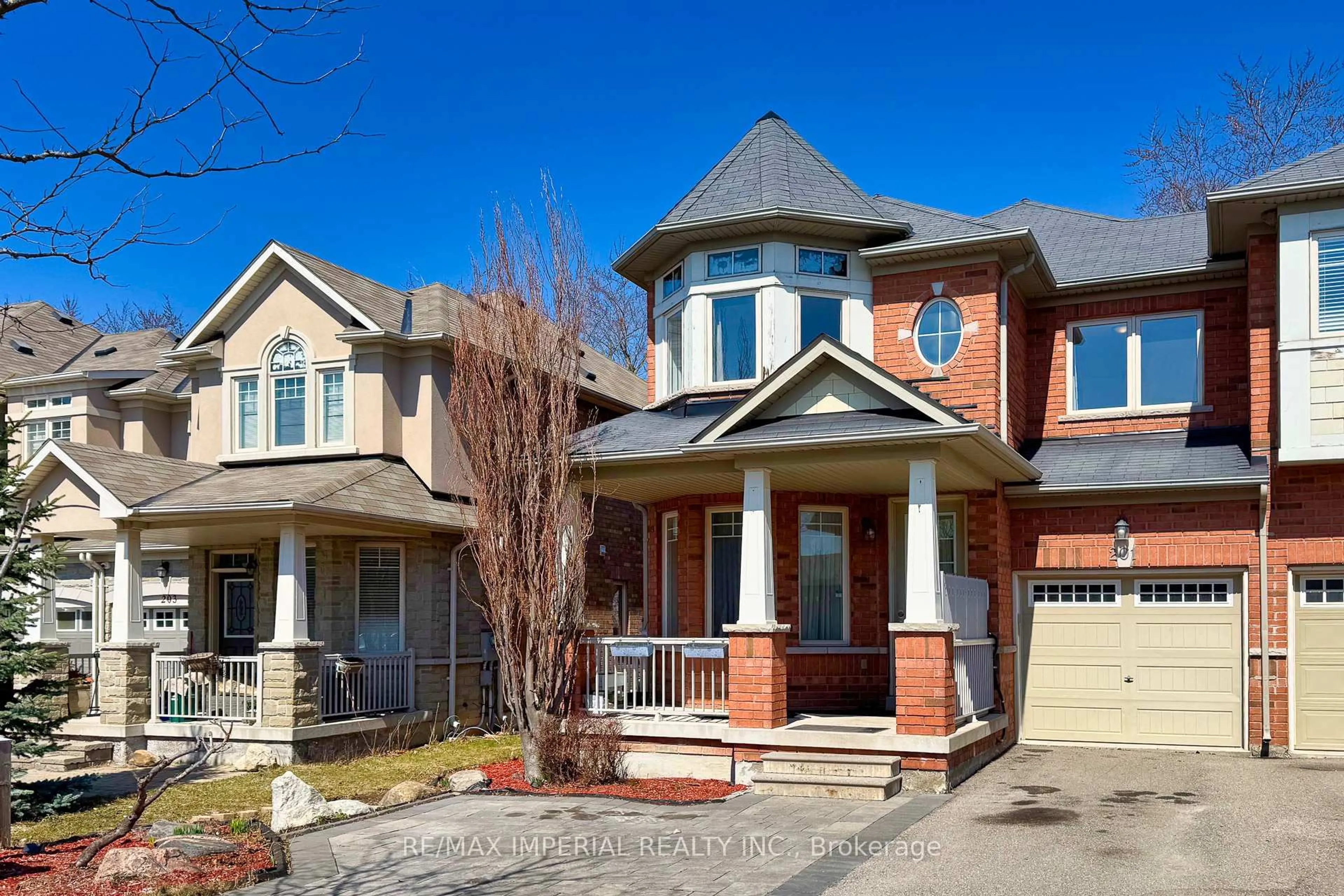 Home with brick exterior material, street for 201 Shirrick Dr, Richmond Hill Ontario L4E 4Y4