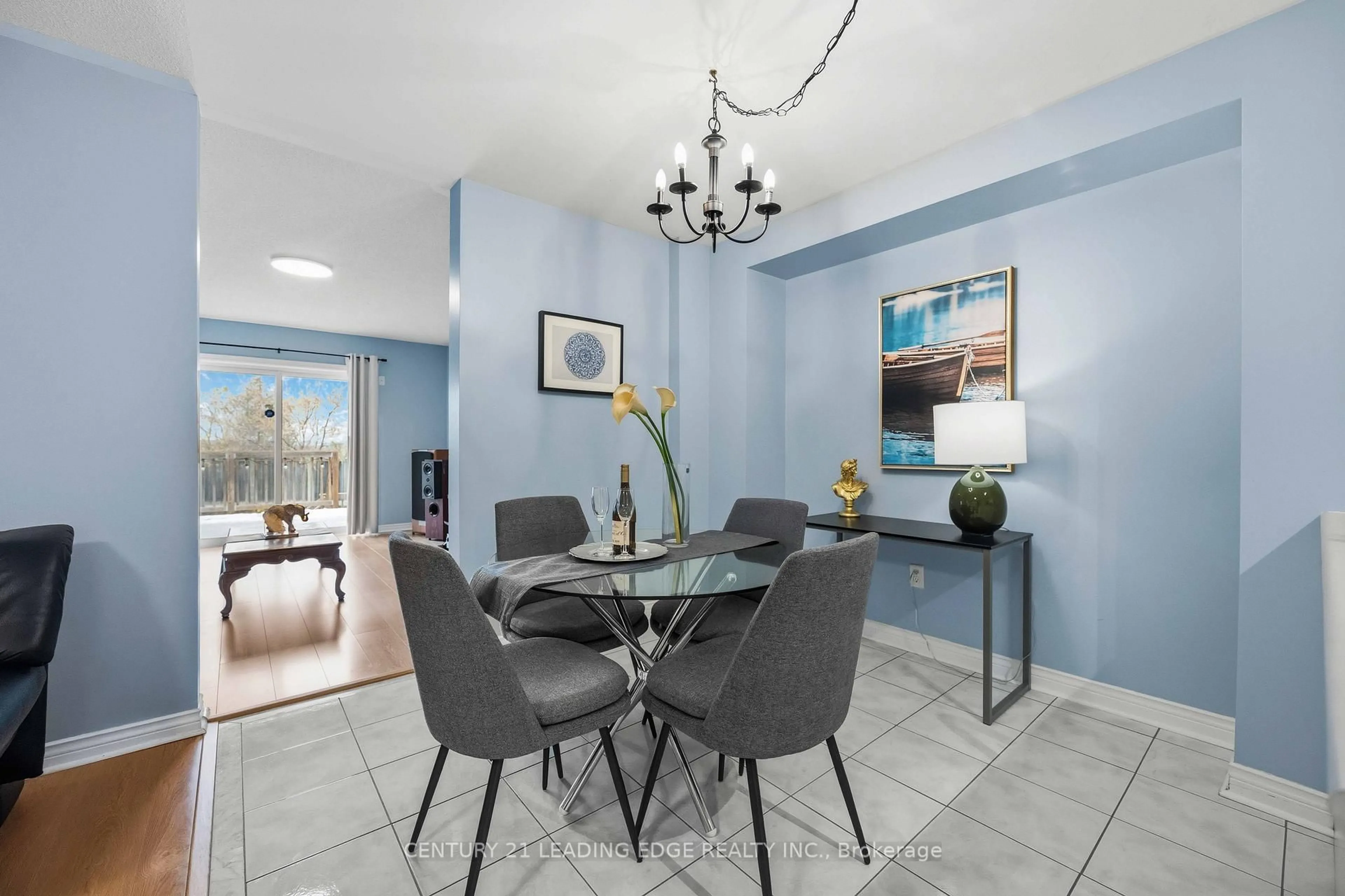 Dining room, ceramic/tile floor for 54 Redkey Dr, Markham Ontario L3S 4R6