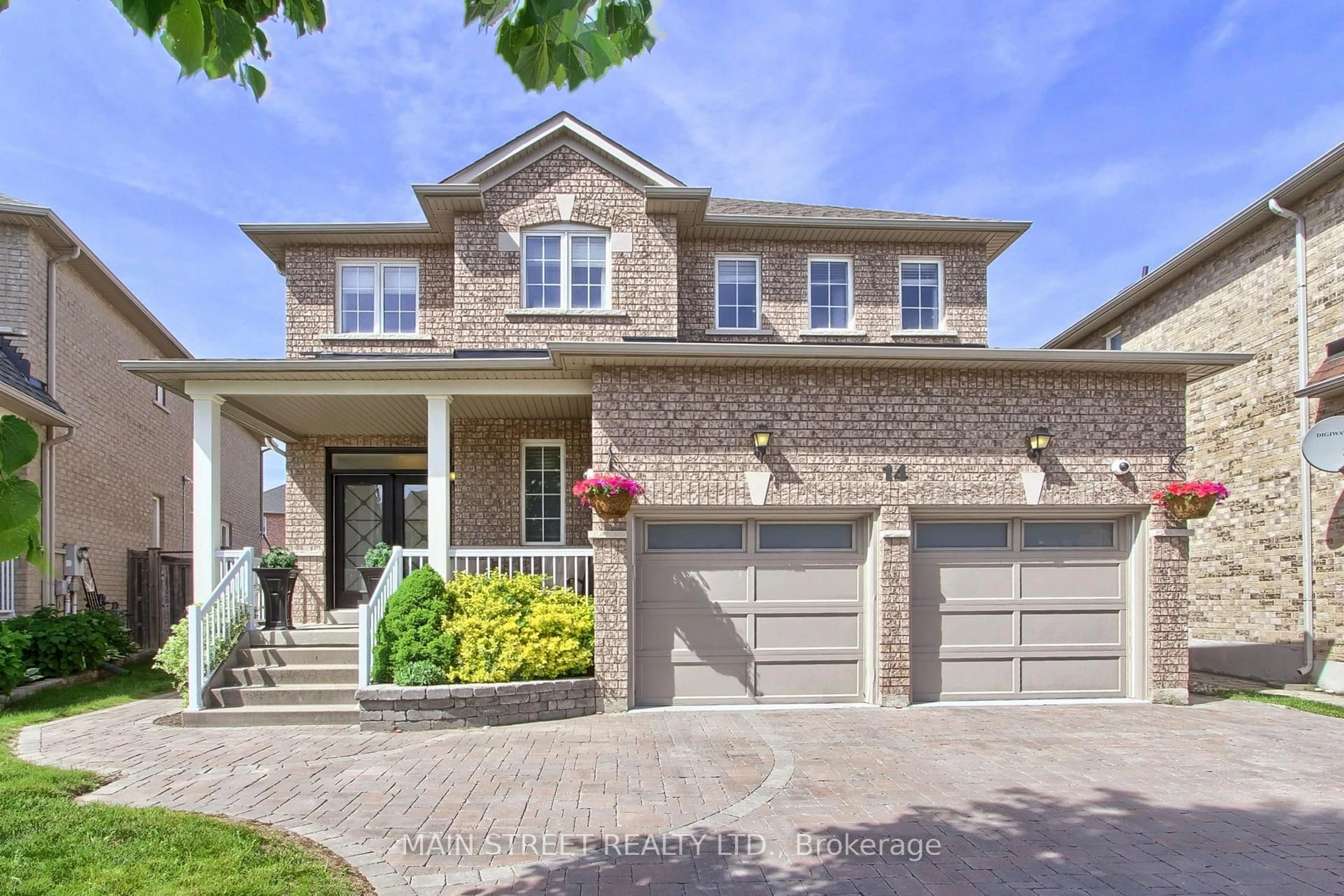 Home with brick exterior material, street for 14 Reginald Lamb Cres, Markham Ontario L6B 0B5