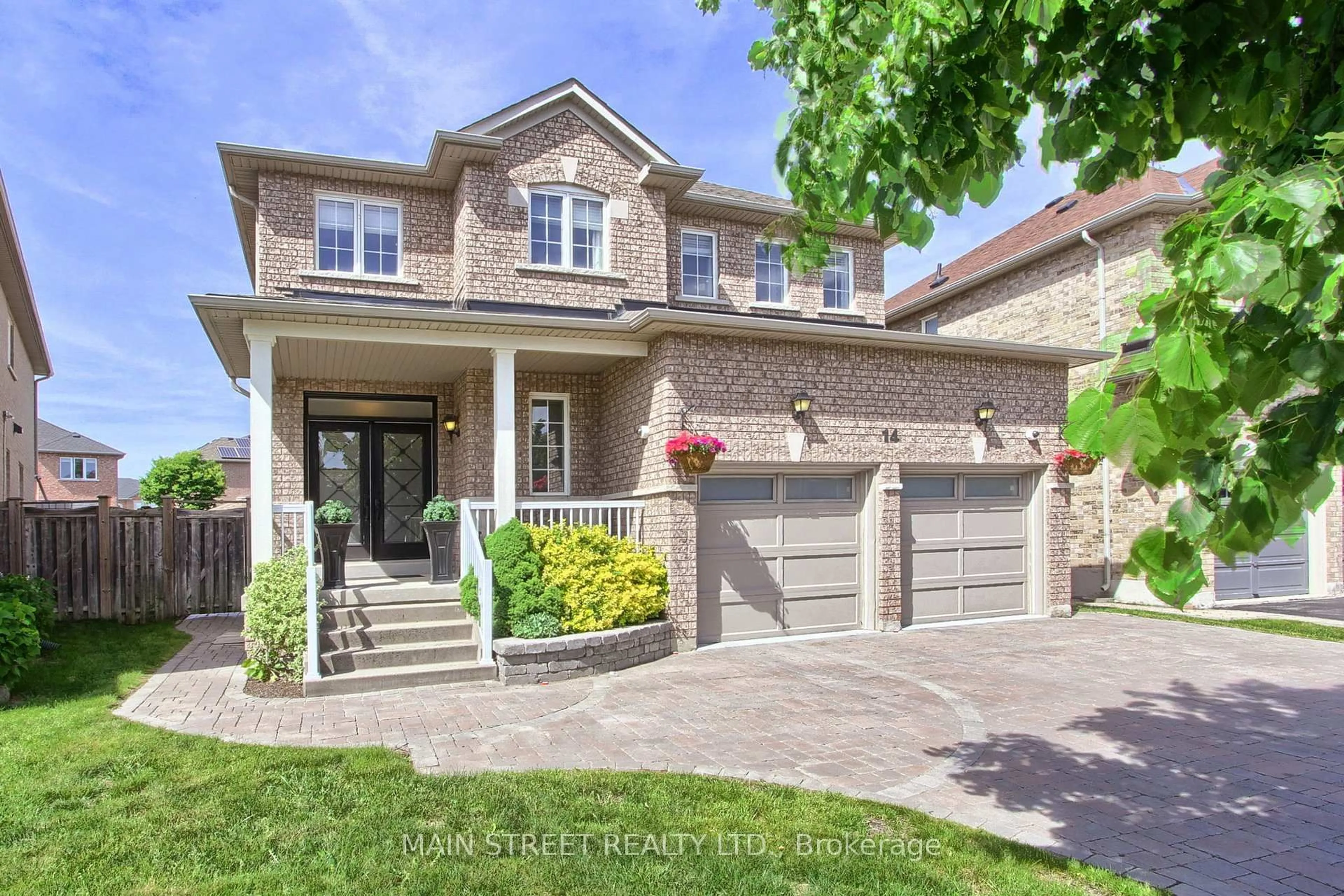 Home with brick exterior material, street for 14 Reginald Lamb Cres, Markham Ontario L6B 0B5