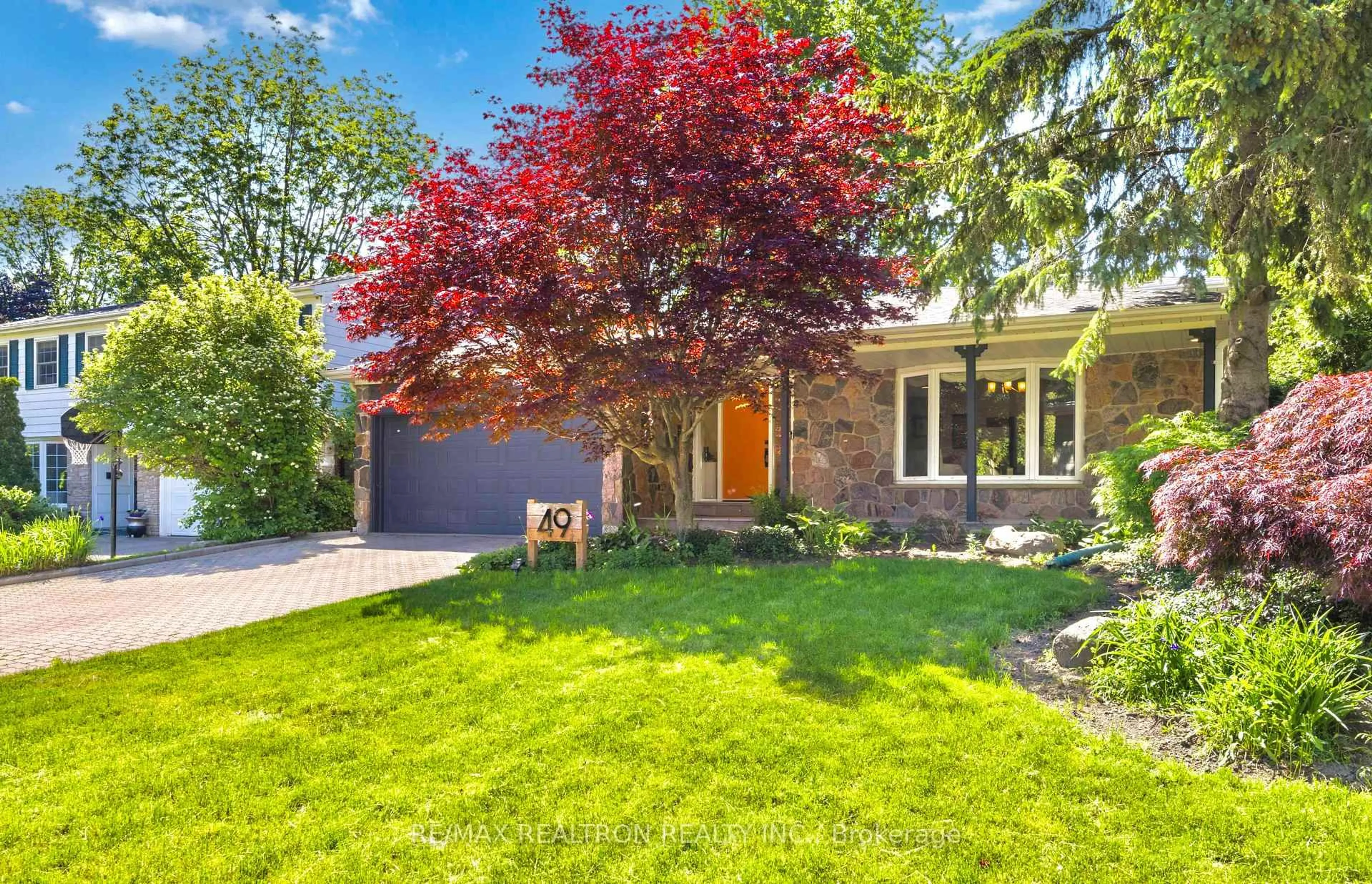 Home with brick exterior material, street for 49 Apple Orchard Path, Markham Ontario L3T 3B5