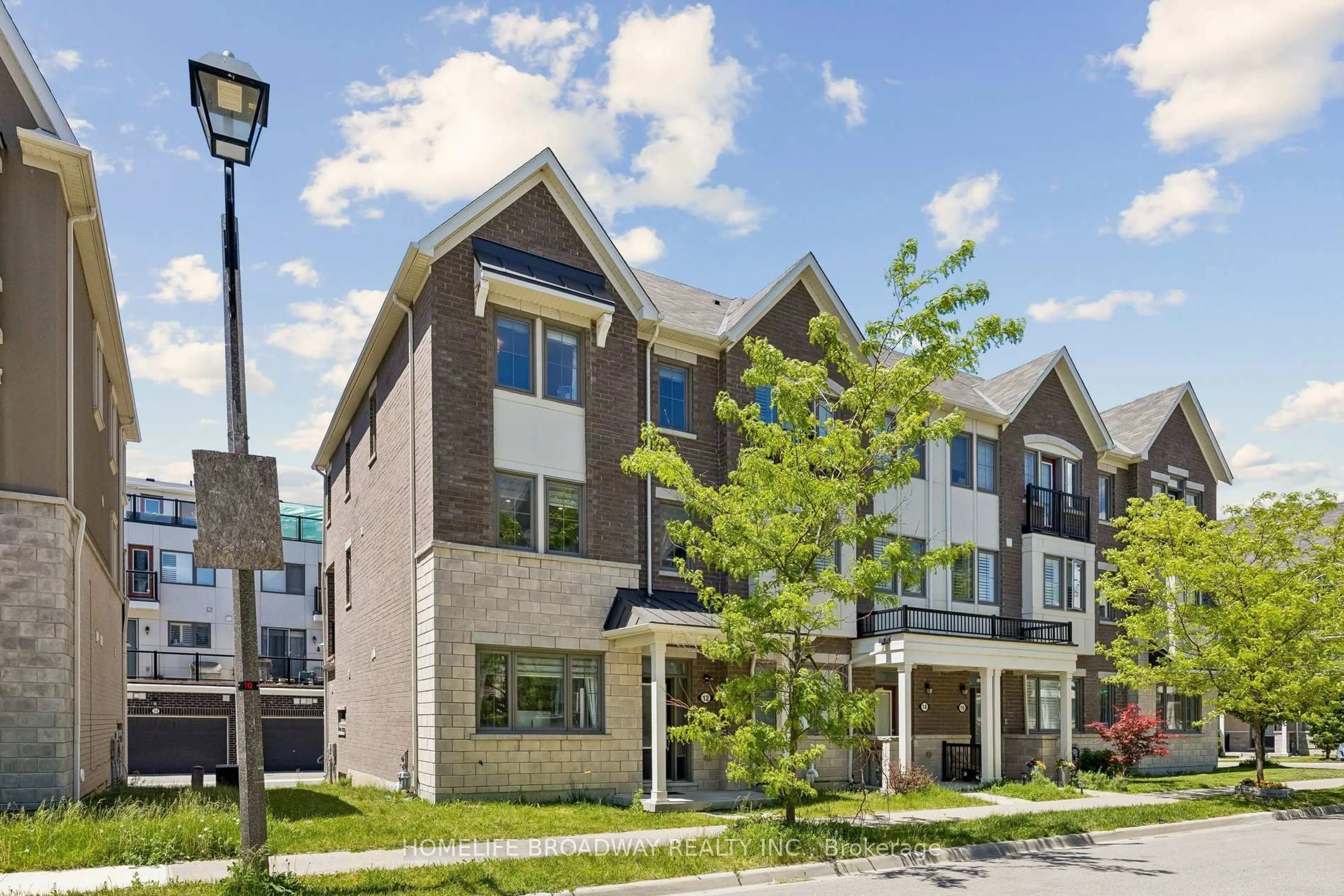Home with brick exterior material, street for 12 Thomas Swanson St, Markham Ontario L6B 1M8