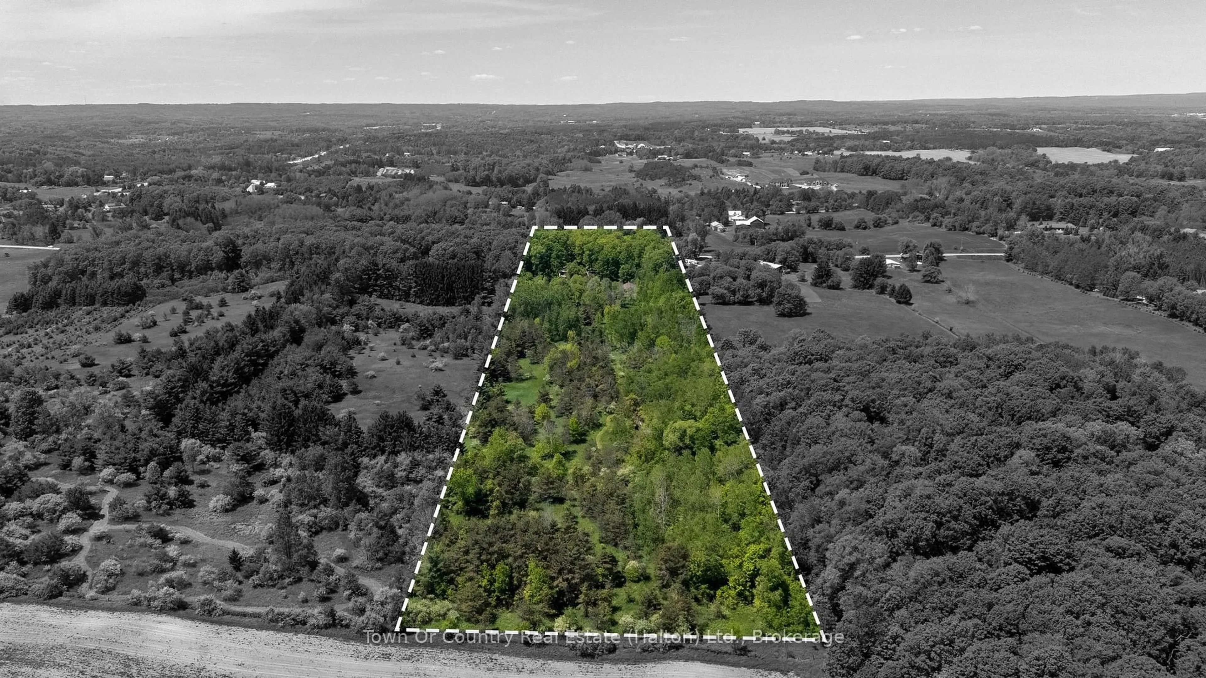 A pic from outside/outdoor area/front of a property/back of a property/a pic from drone, forest/trees view for 1127 Adjala Tecumseth Townline, New Tecumseth Ontario L0G 1W0