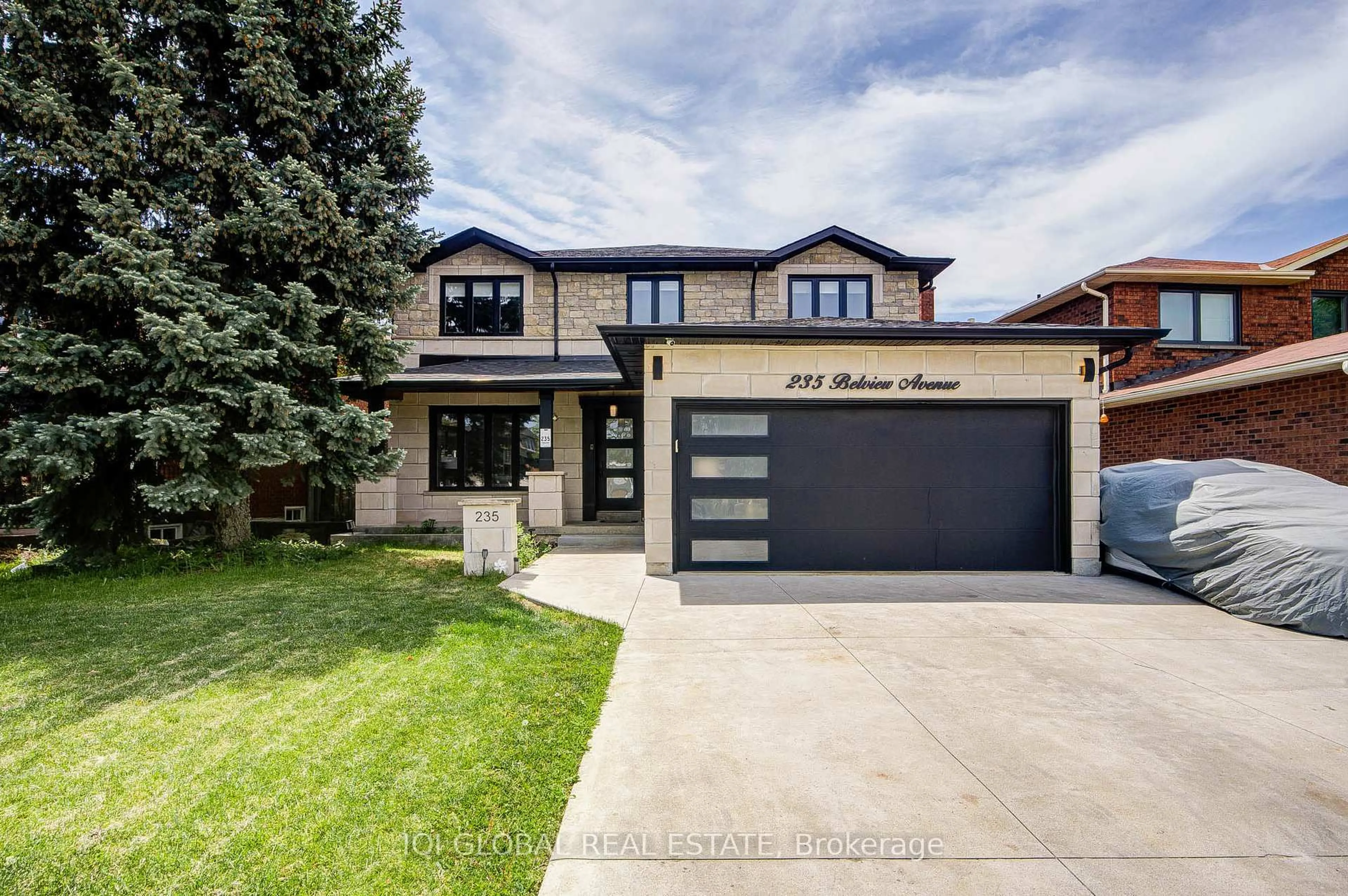 Home with brick exterior material, street for 235 Belview Ave, Vaughan Ontario L4L 7W4