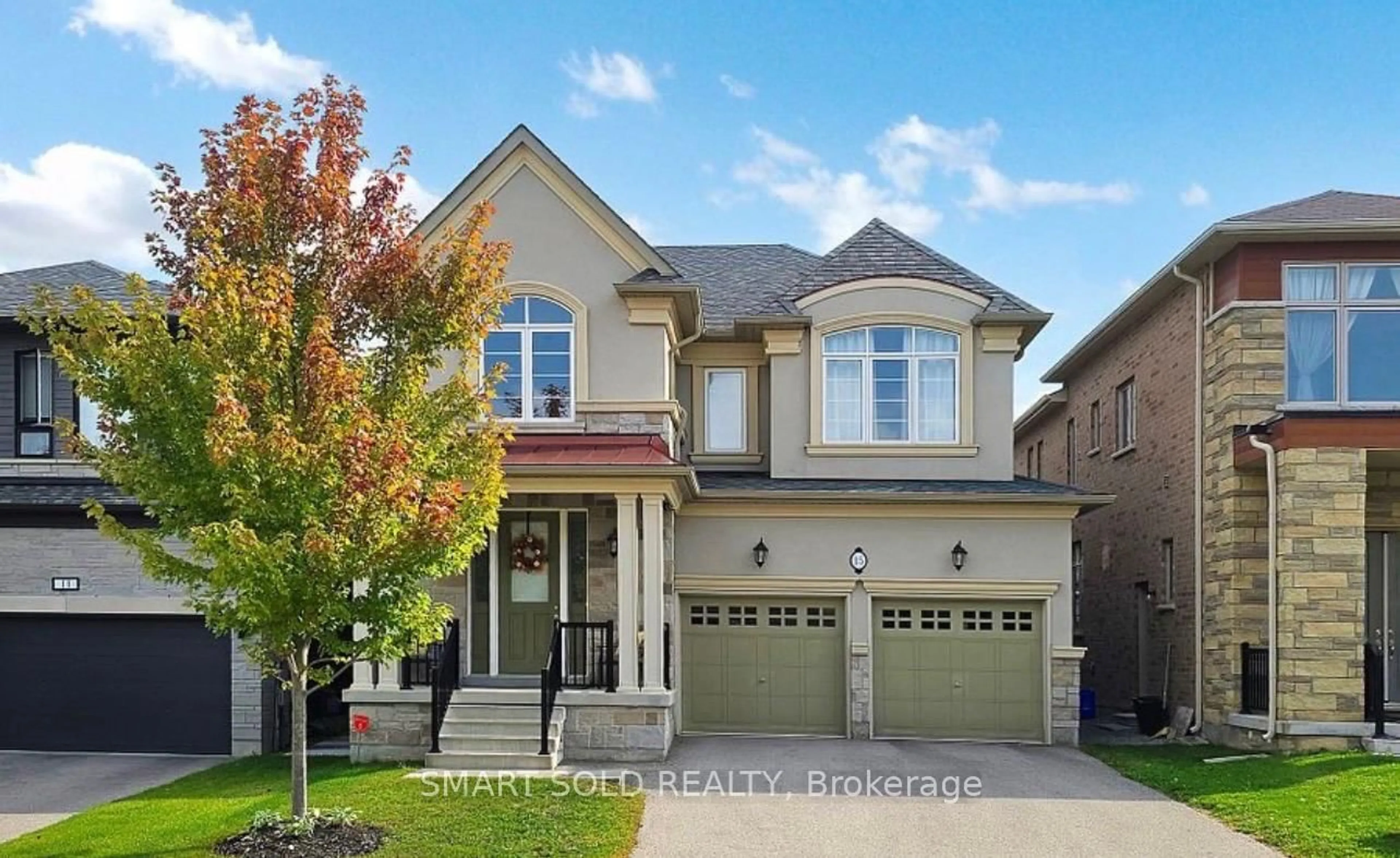 Home with brick exterior material, street for 15 Forest Edge Cres, East Gwillimbury Ontario L9N 1R8