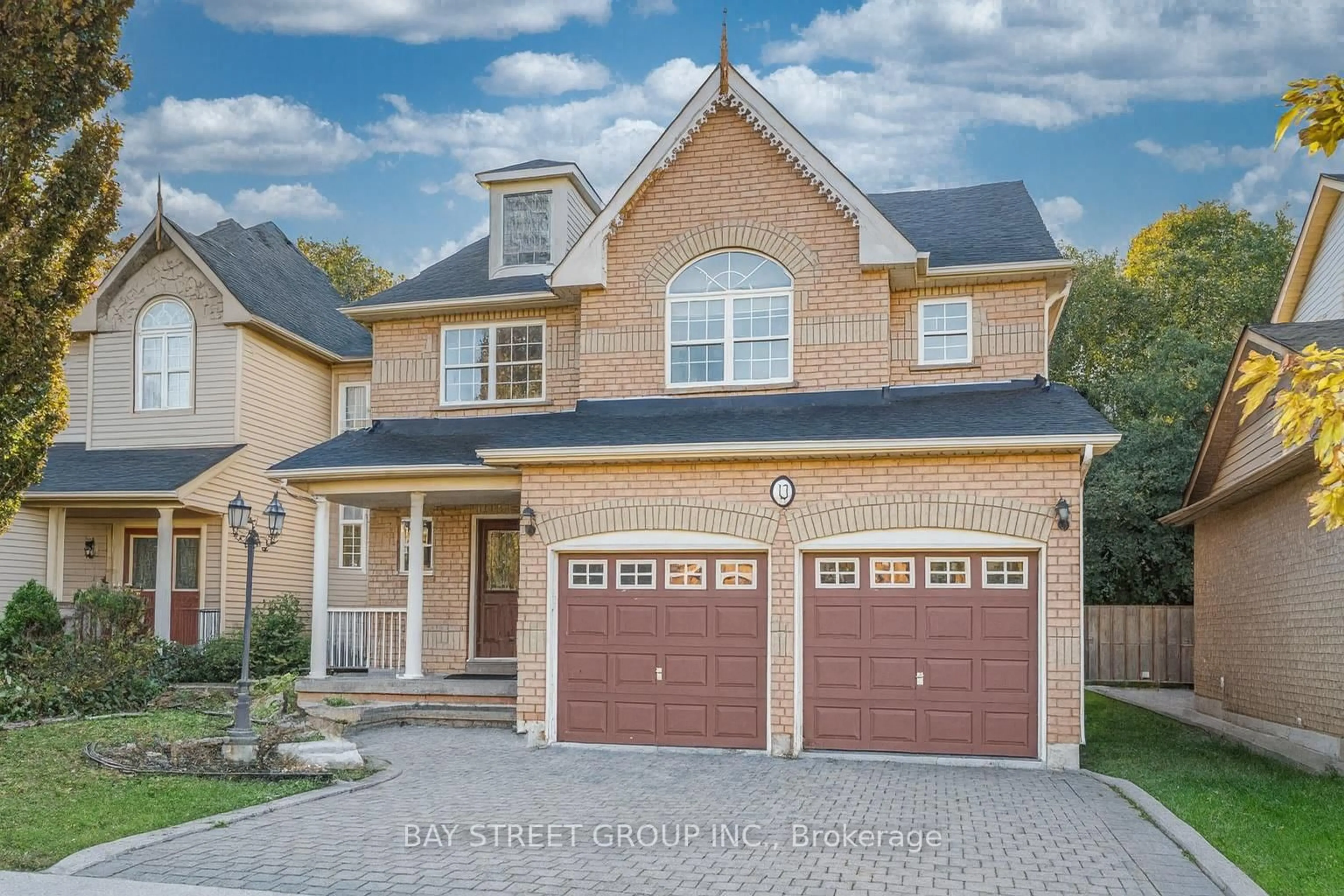 Home with brick exterior material, street for 43 English Oak Dr, Richmond Hill Ontario L4E 3W2