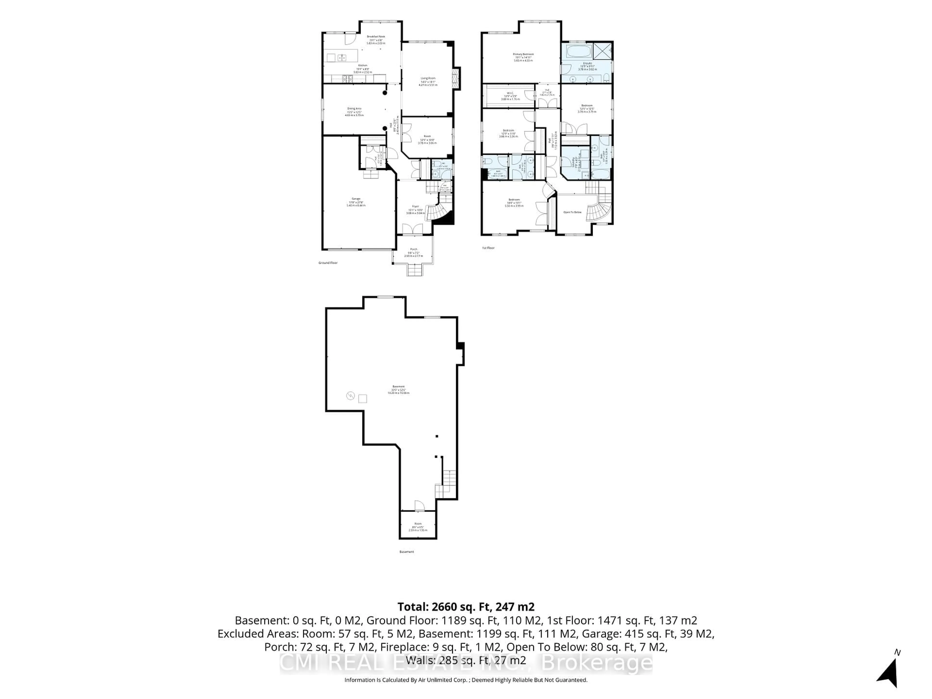 Floor plan for 144 Gold Park Gate, Essa Ontario L3W 0L9