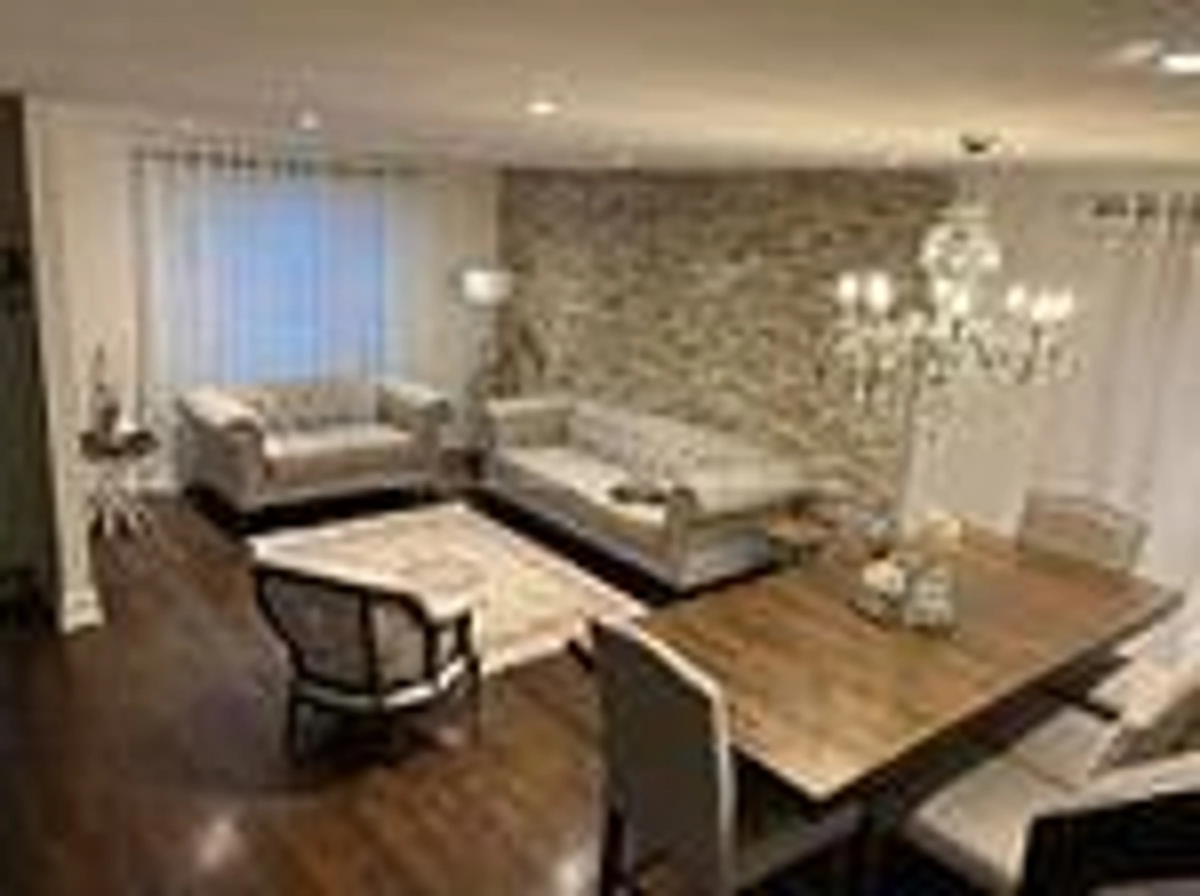 Living room with furniture, wood/laminate floor for 230 Sheffield St, Newmarket Ontario L3Y 5X6