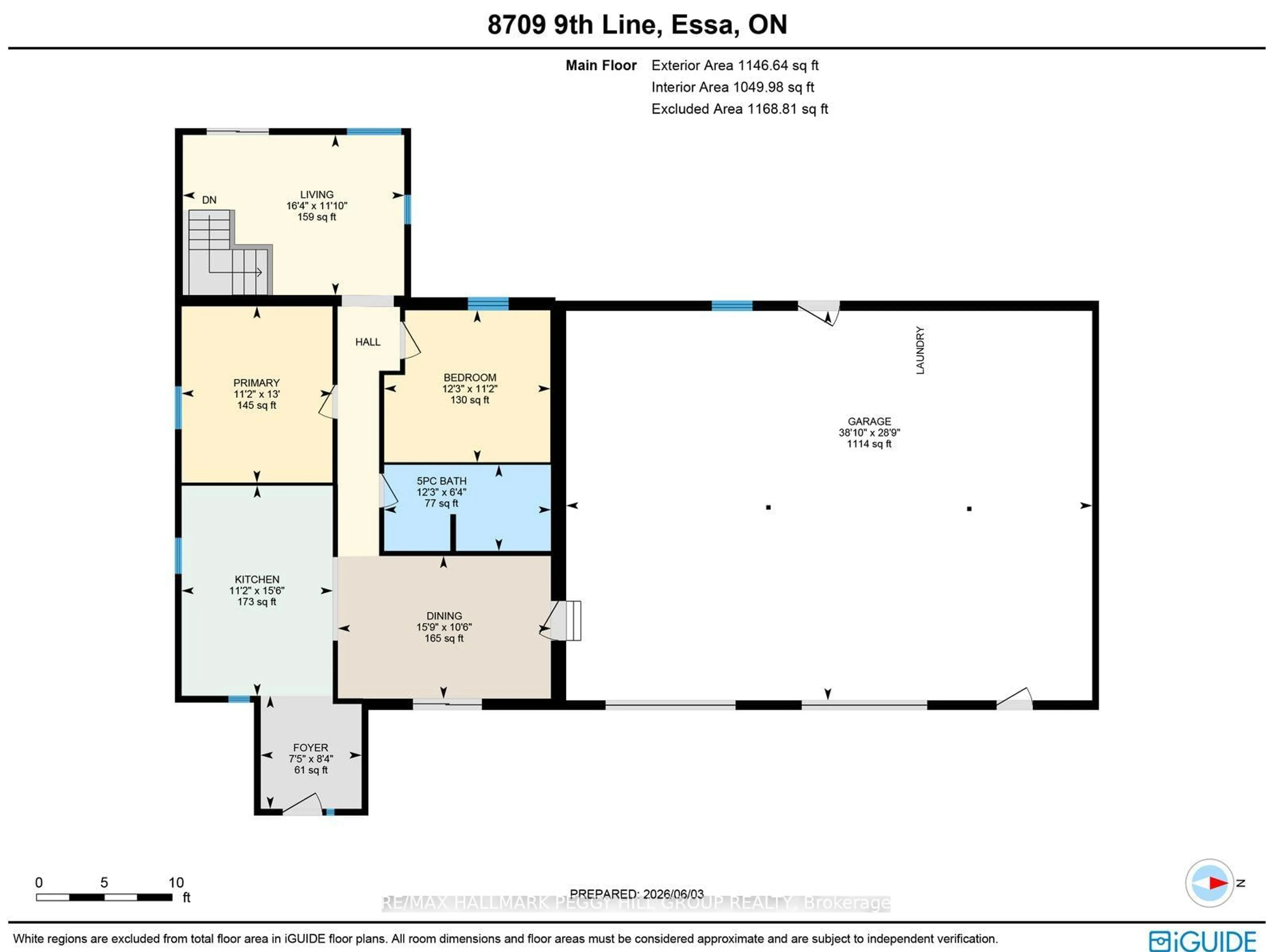 Floor plan for 8709 9th Line, Essa Ontario L0M 1T0