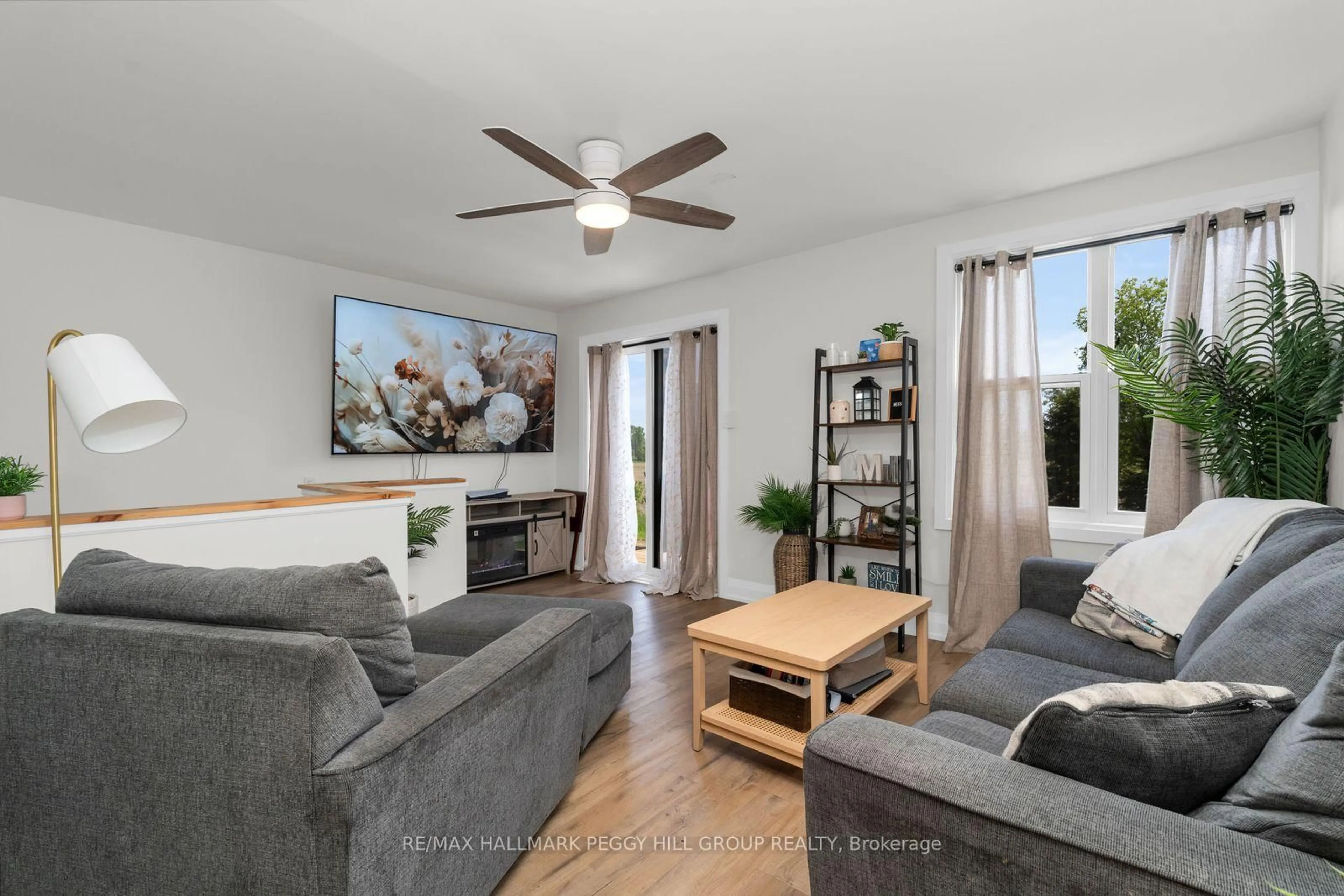 Living room with furniture, unknown for 8709 9th Line, Essa Ontario L0M 1T0