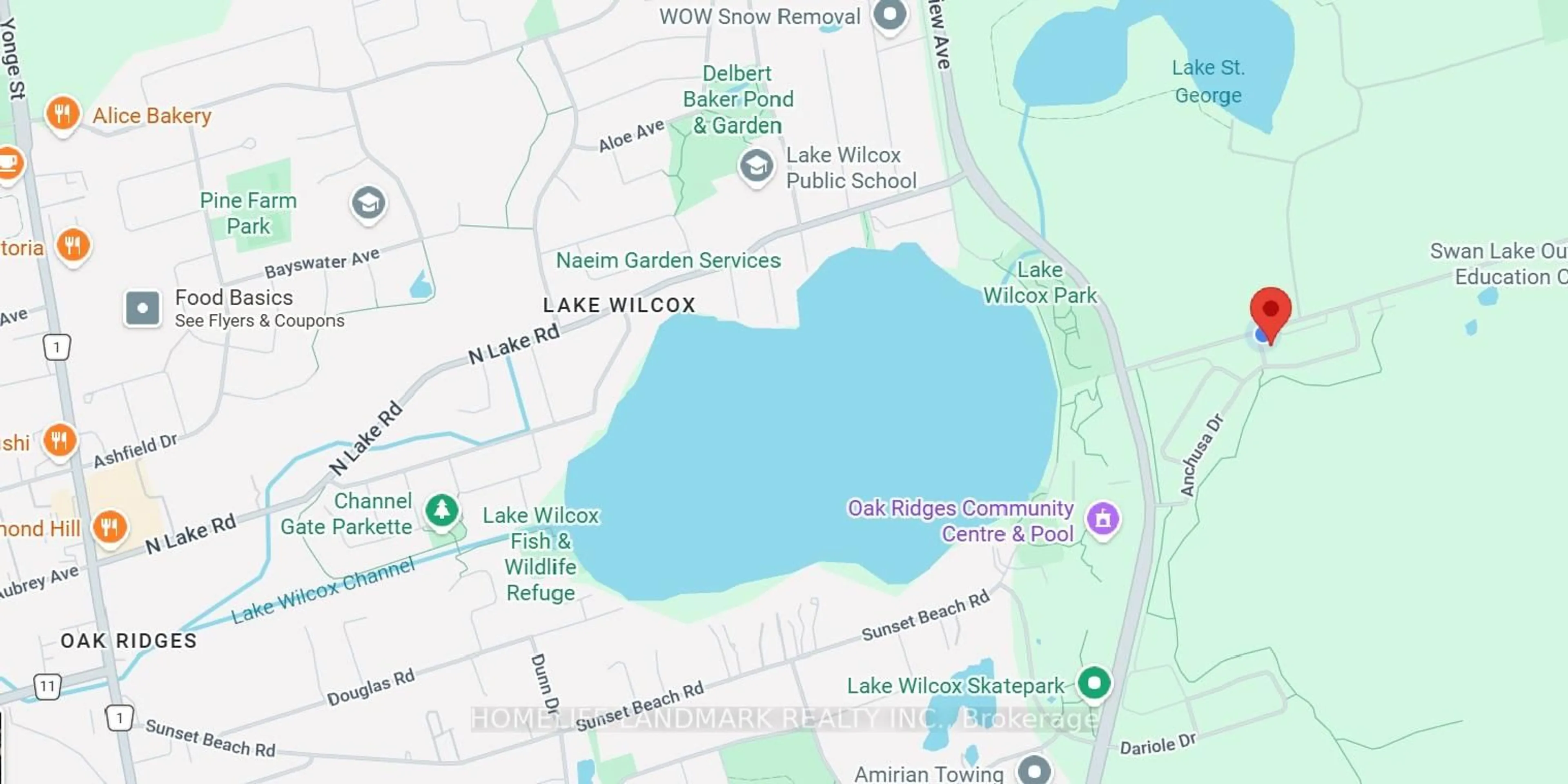 Picture of a map for 11 Kohl St, Richmond Hill Ontario L4E 1C6