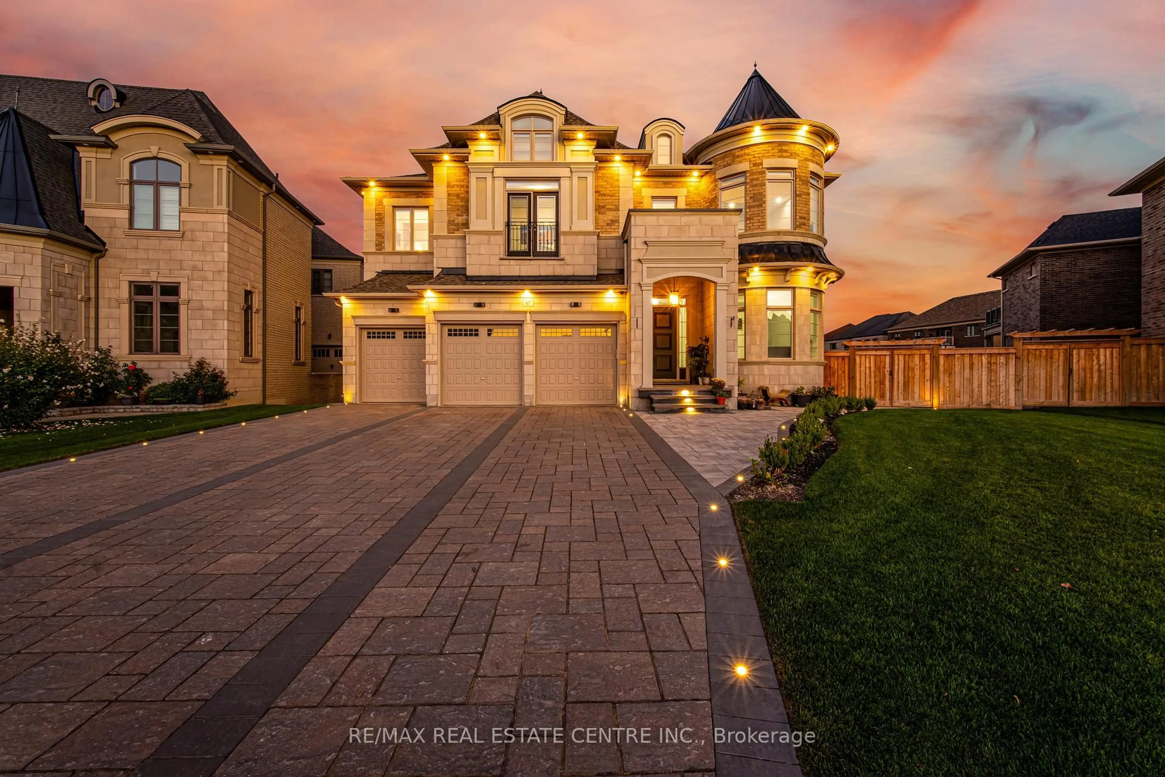 Home with brick exterior material, street for 67 Rolling Green Crt, Vaughan Ontario L4H 4K7