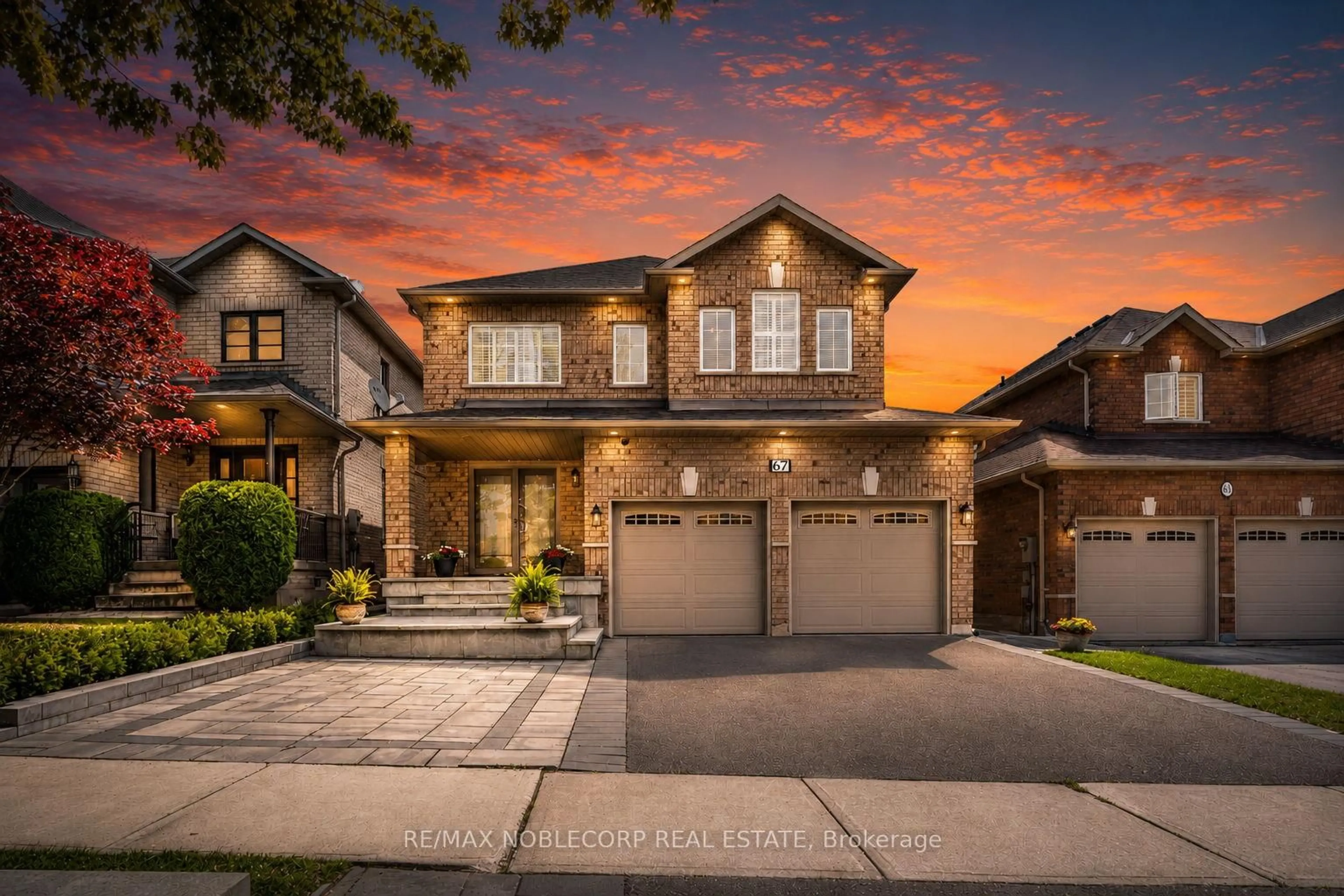 Home with brick exterior material, street for 67 Forest Fountain Dr, Vaughan Ontario L4H 1S3