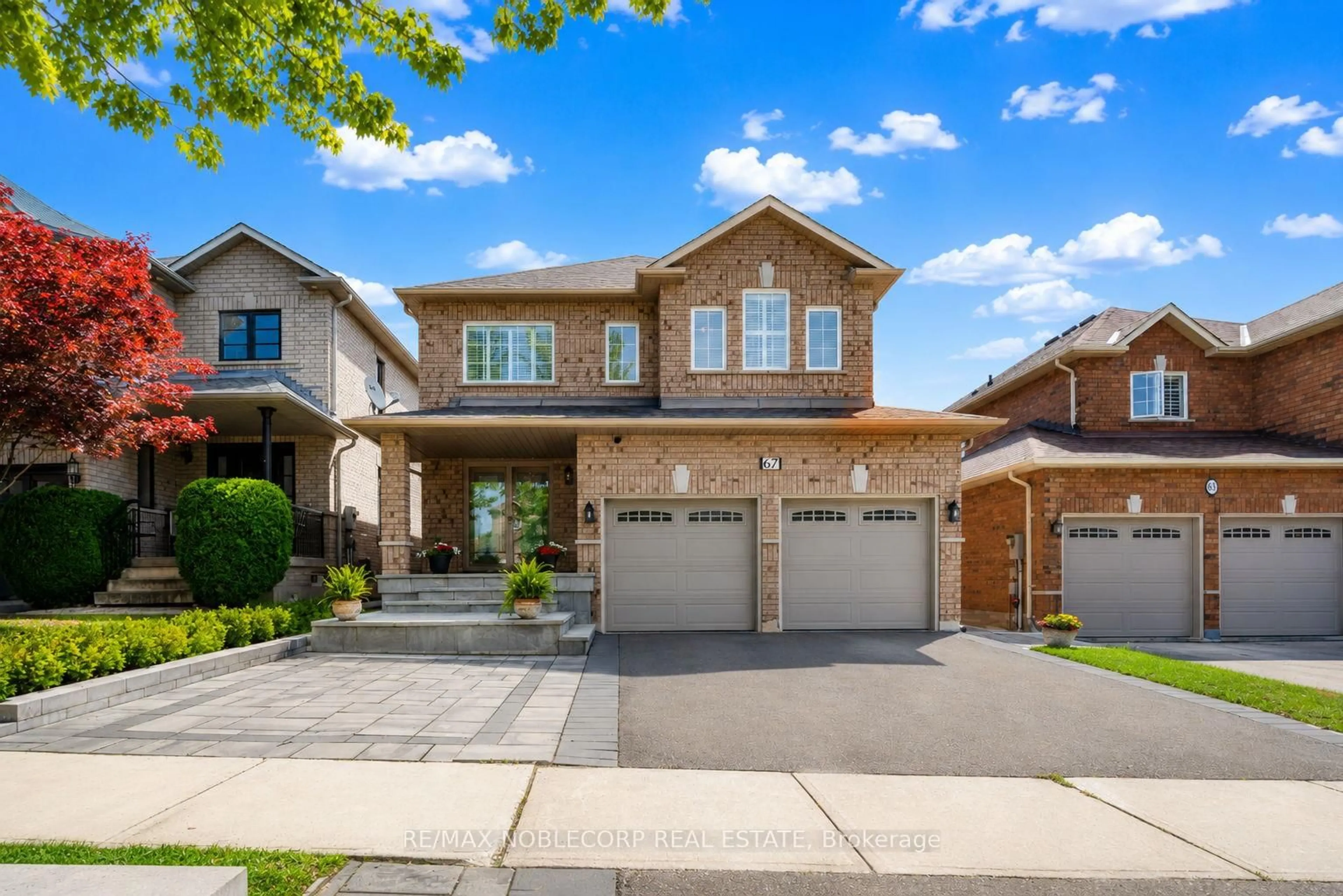 Home with brick exterior material, street for 67 Forest Fountain Dr, Vaughan Ontario L4H 1S3