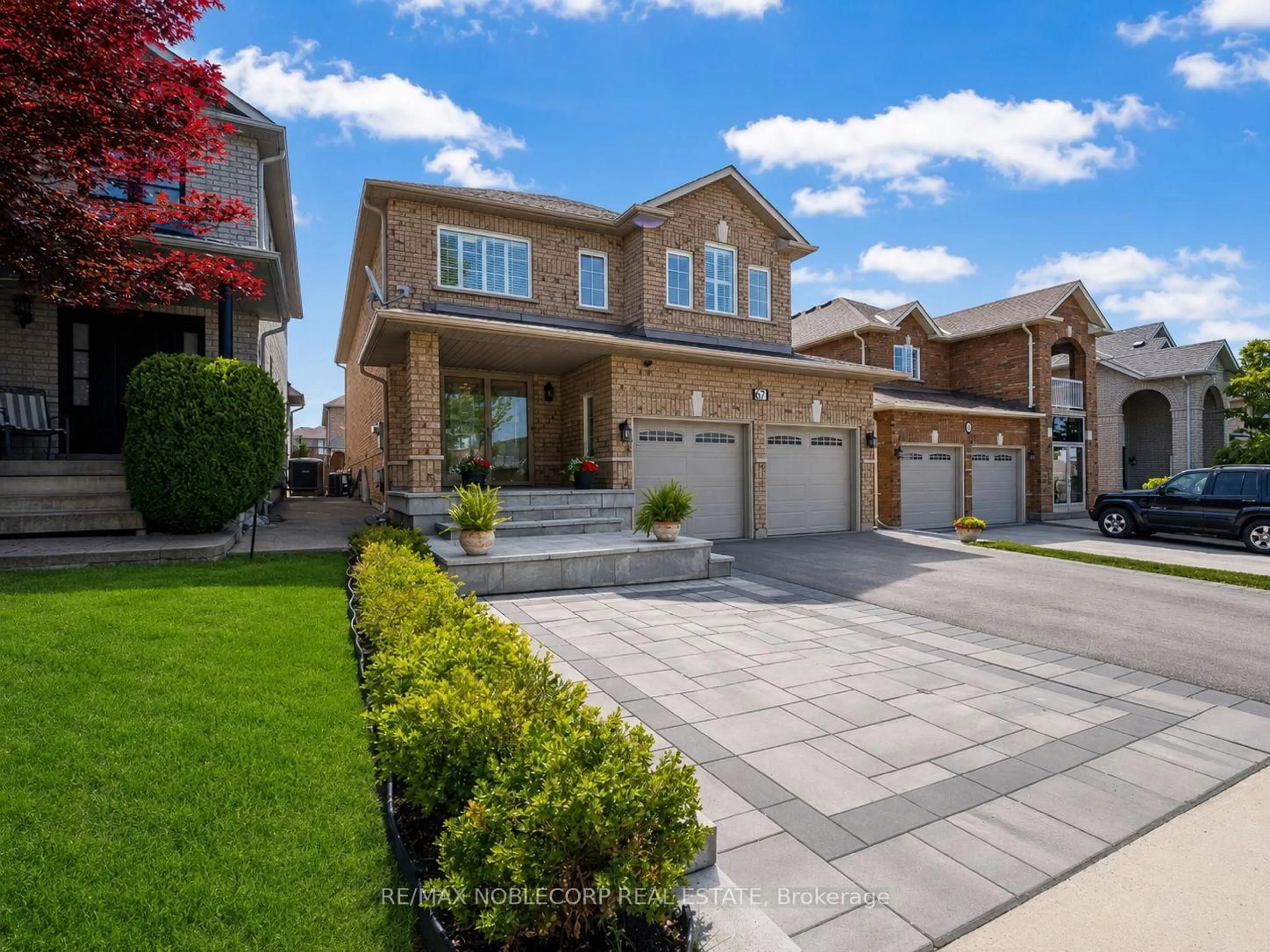 Home with brick exterior material, street for 67 Forest Fountain Dr, Vaughan Ontario L4H 1S3