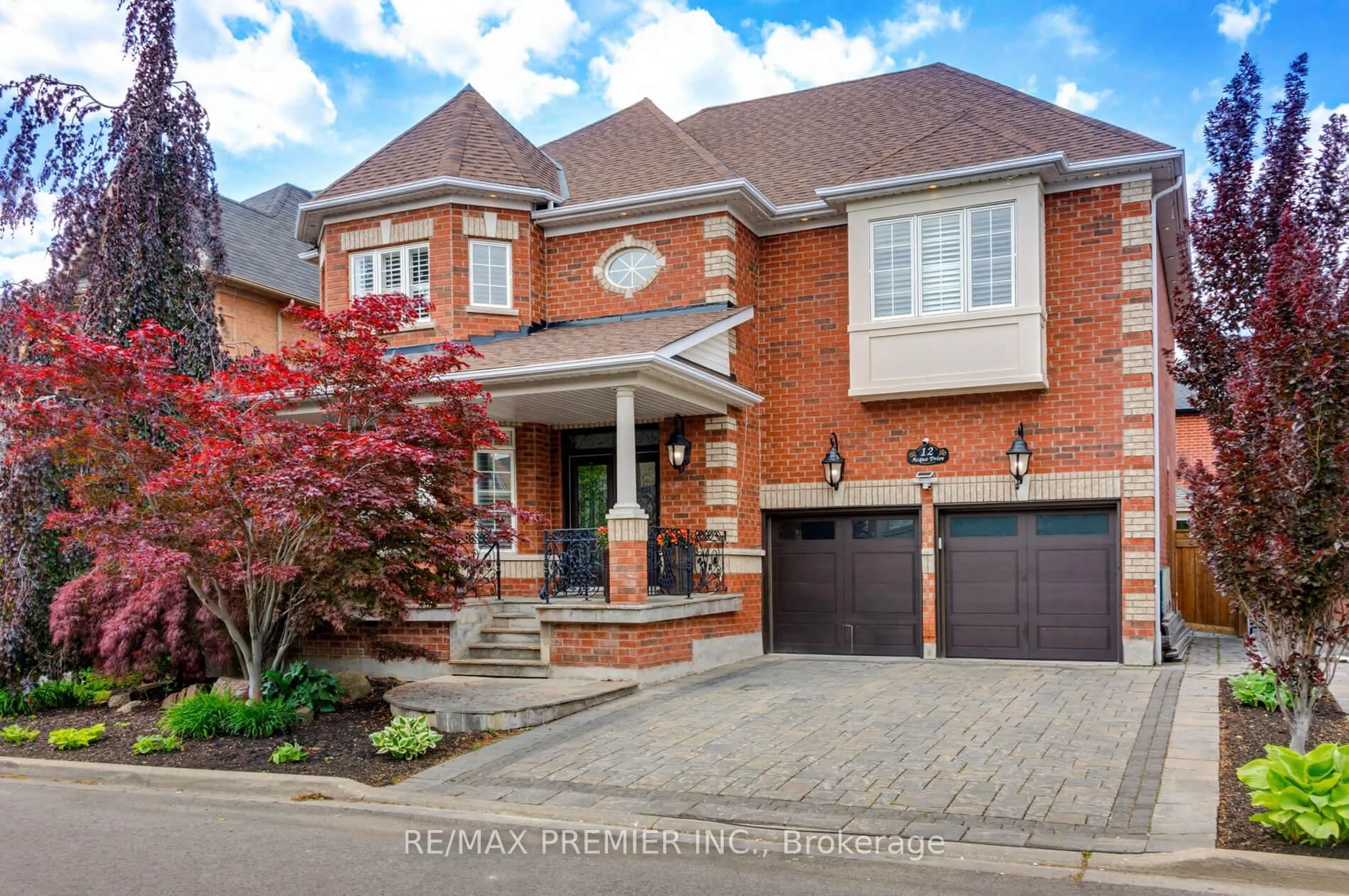 Home with brick exterior material, street for 12 Acqua Dr, Vaughan Ontario L4H 3K6