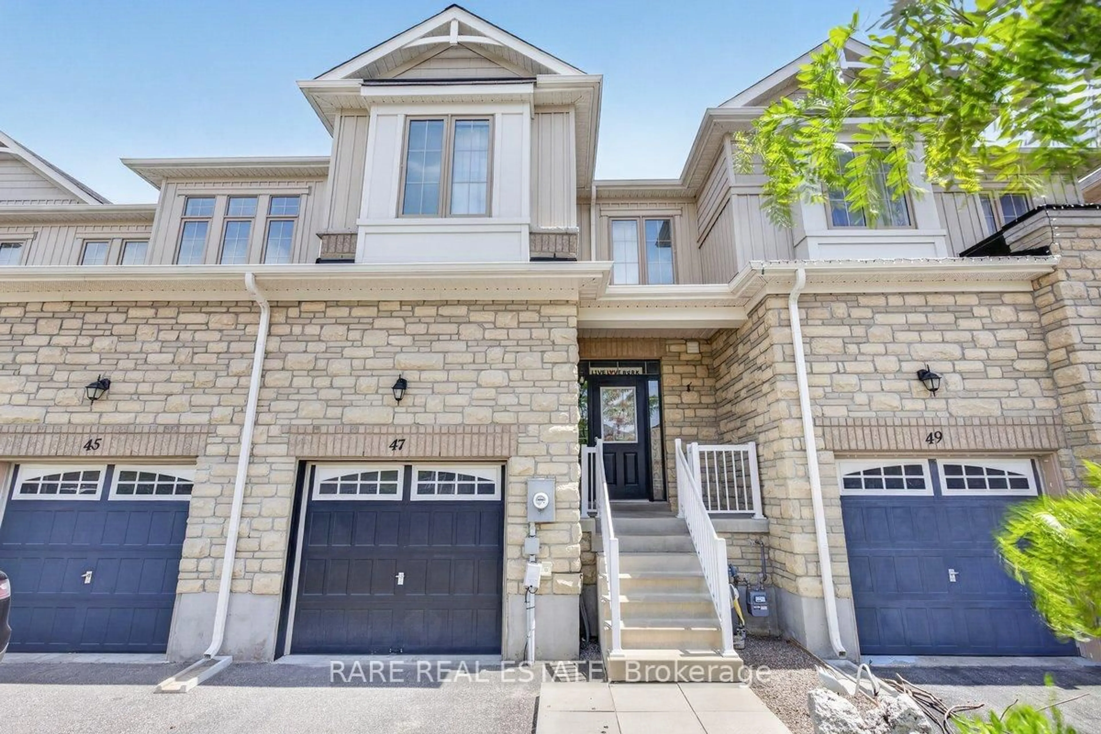 Home with brick exterior material, street for 47 Greenwood Dr, Essa Ontario L0M 1B4