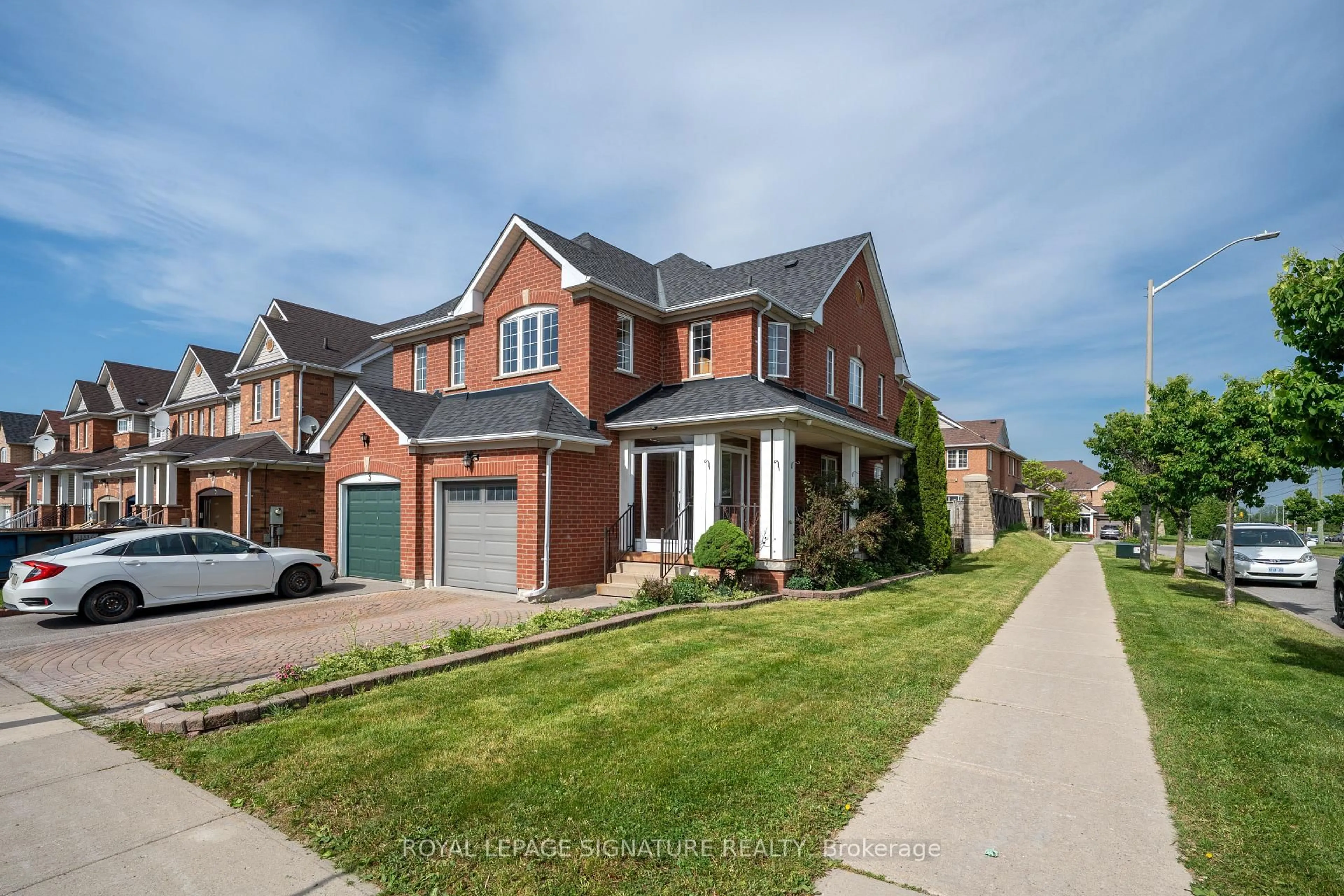 Home with brick exterior material, street for 1 Holloway Rd, Markham Ontario L3S 4P4